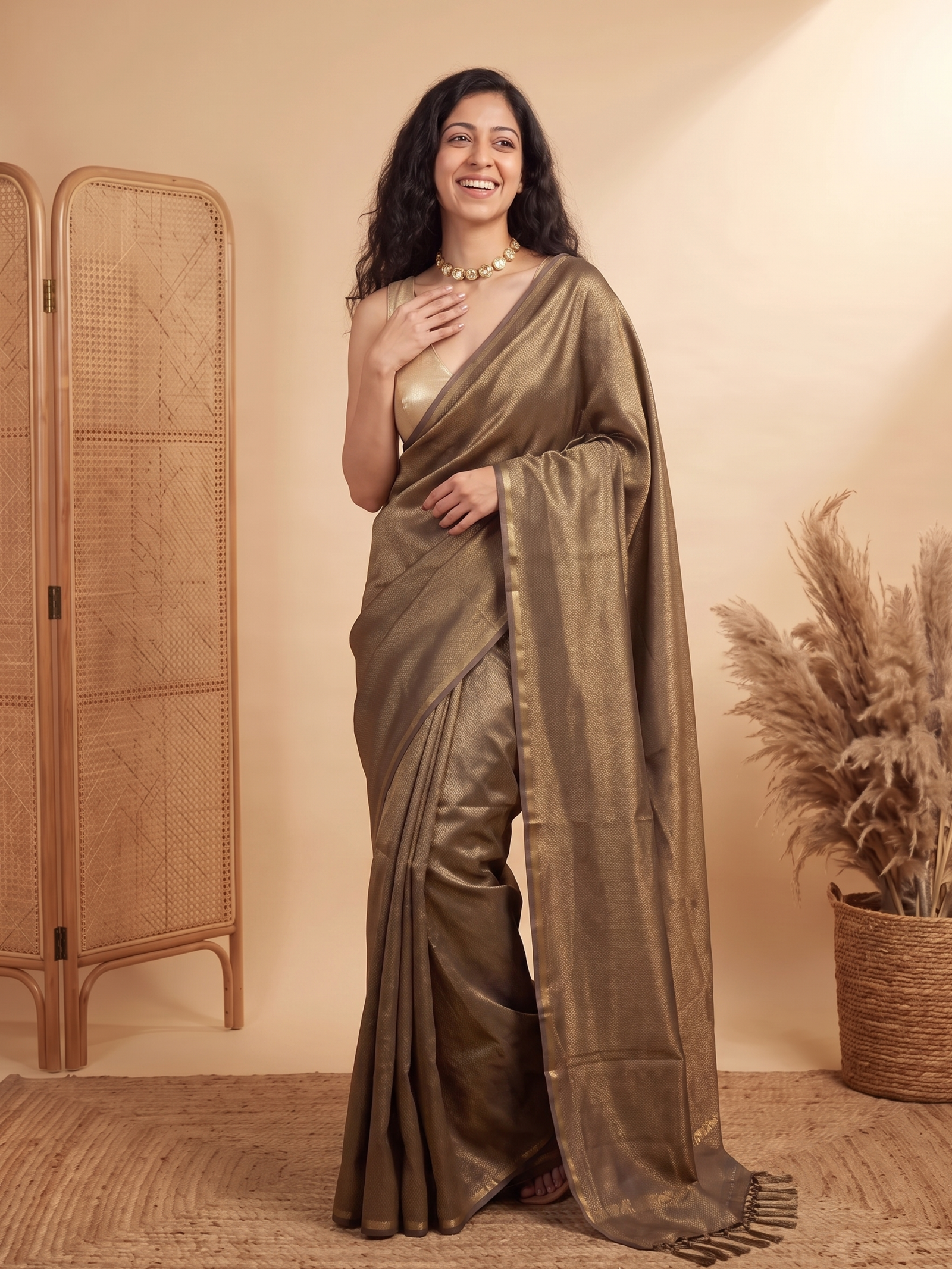 Esha Jari Silk Saree