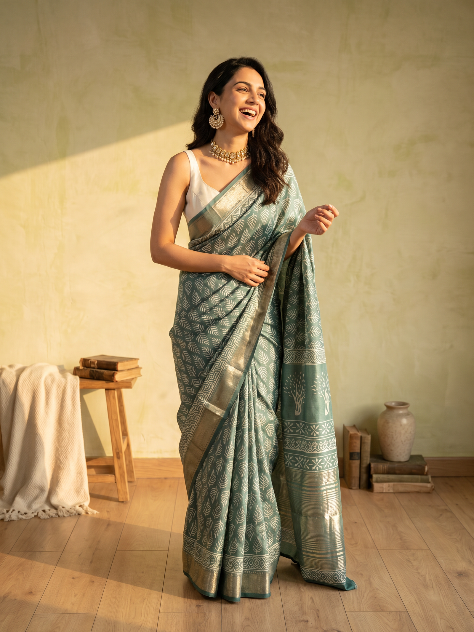 Aarna Maheshwari Cotton Silk Saree