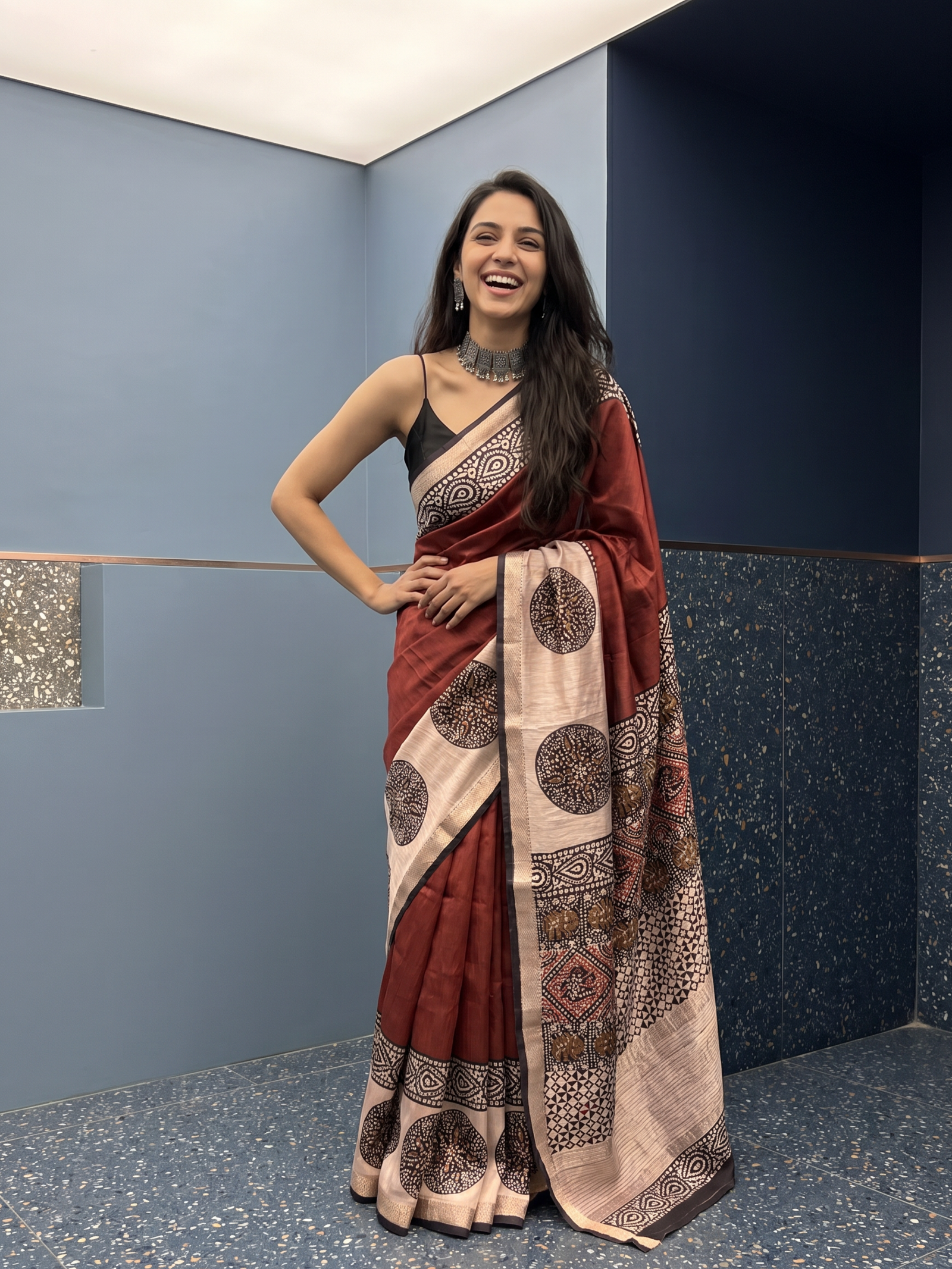 Amara Maheshwari Cotton Silk Saree