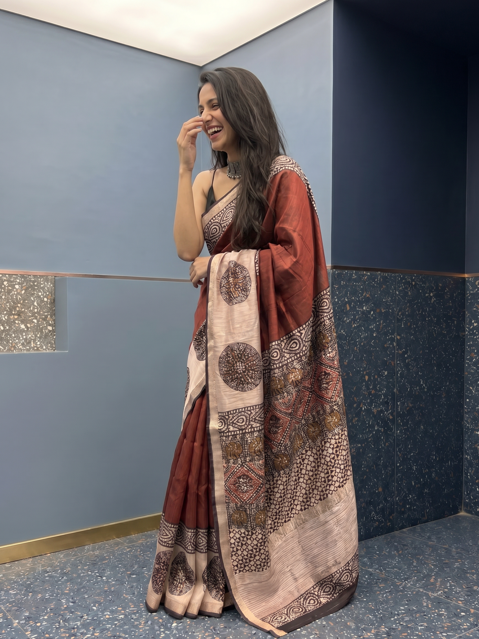 Amara Maheshwari Cotton Silk Saree