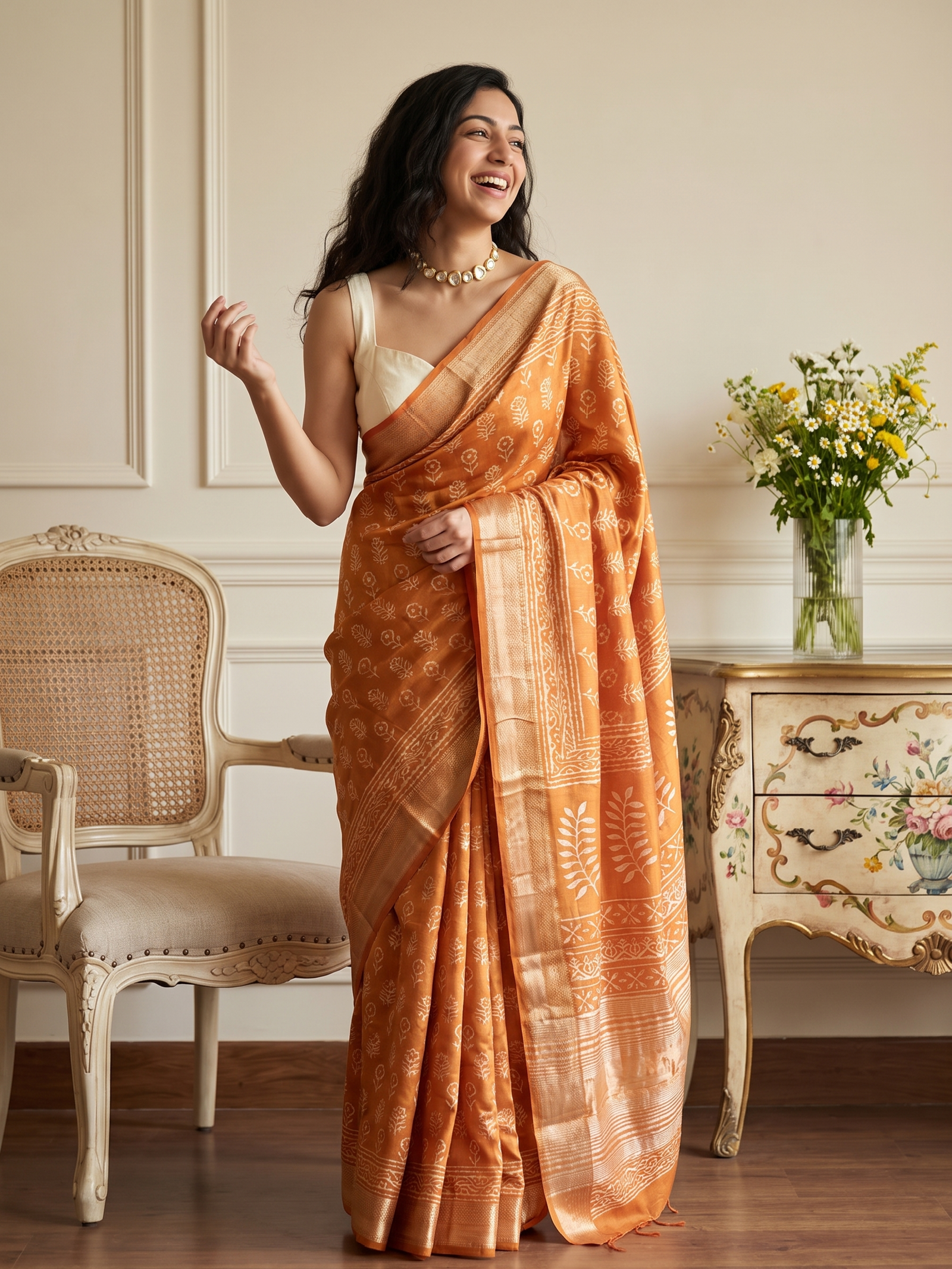 Charvi Maheswari Cotton Silk Saree