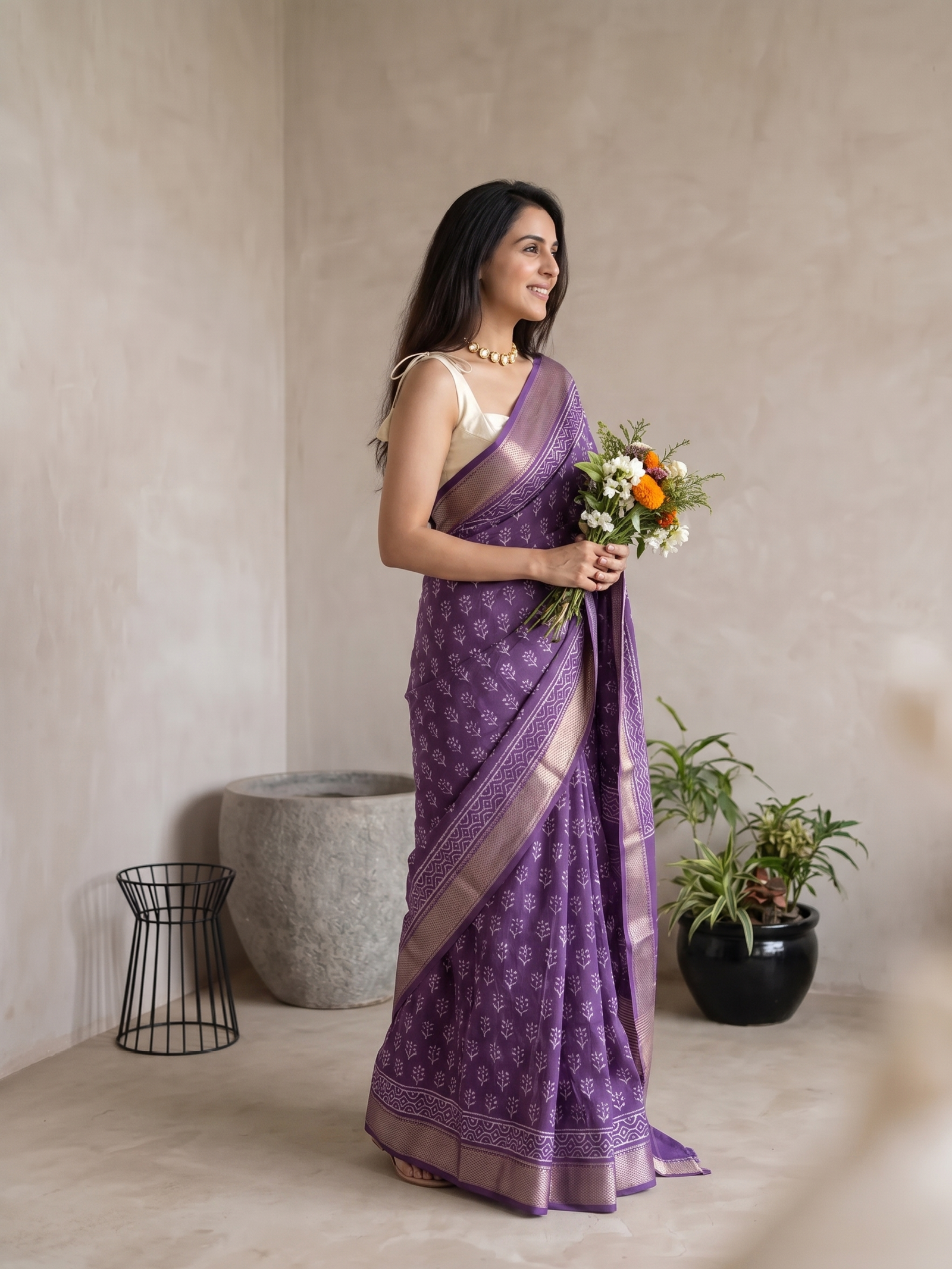 Ratnapriya Maheshwari Cotton Silk Saree