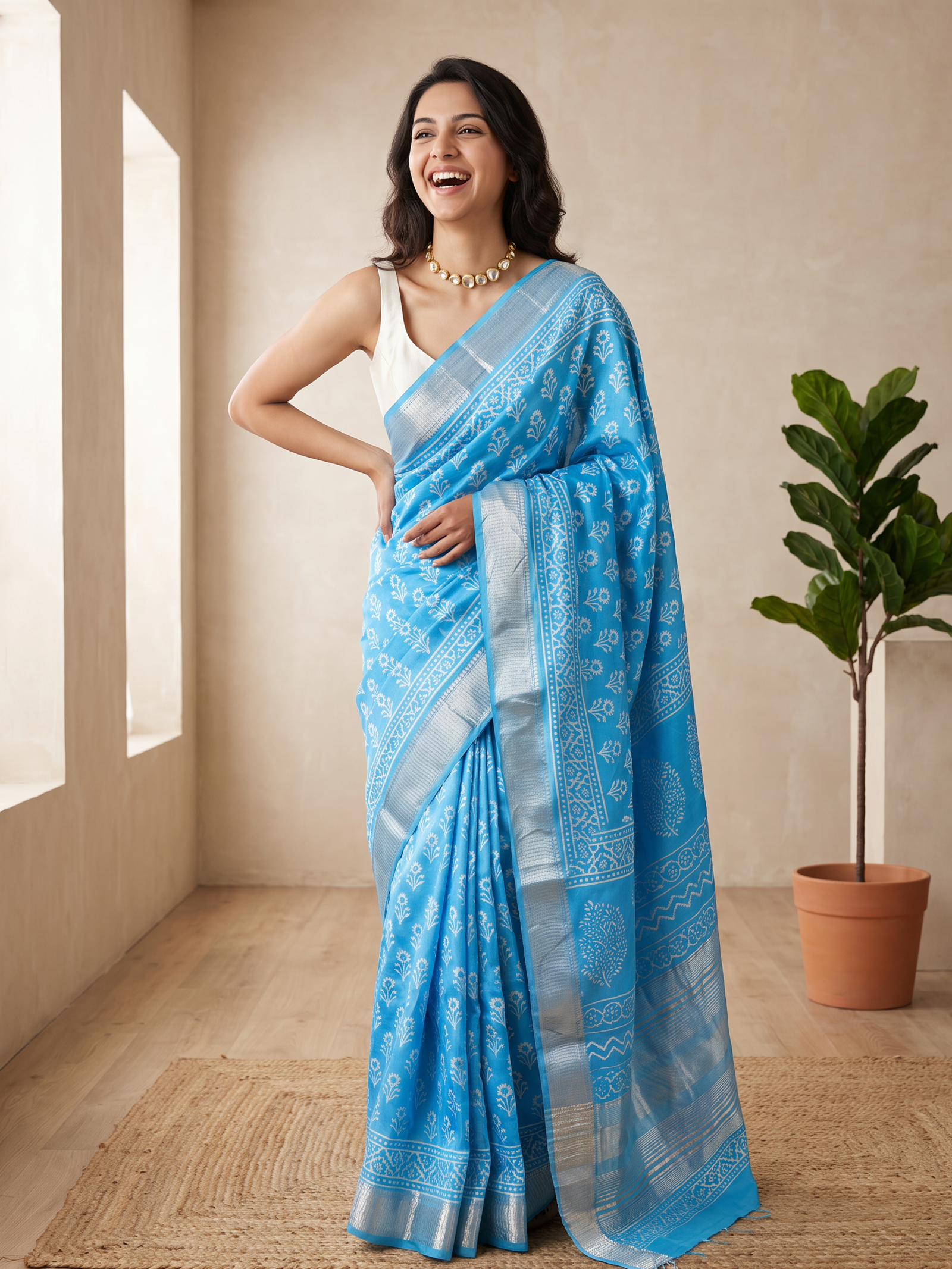 Eira Maheshwari Cotton Silk Saree