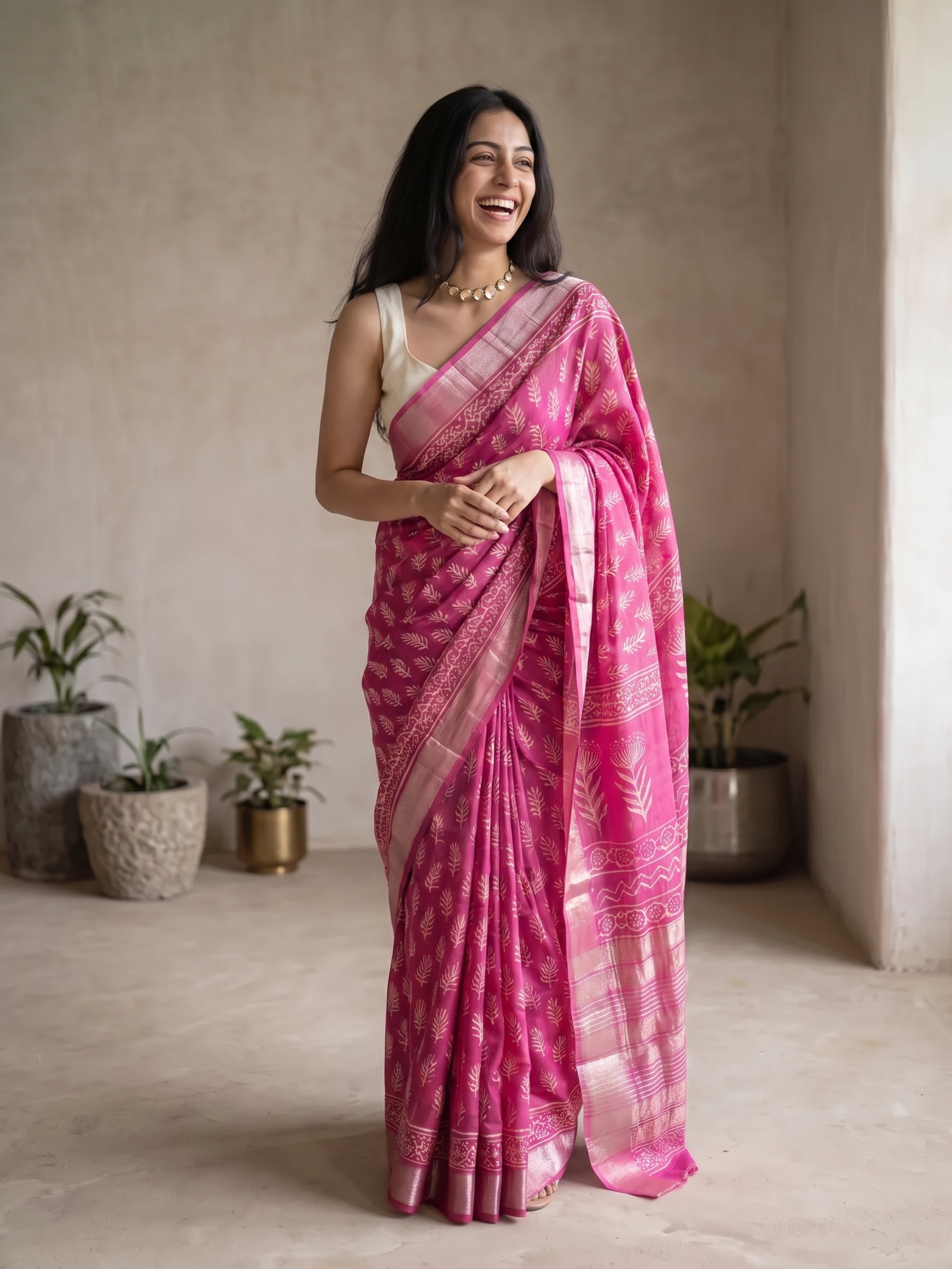Rasika Maheshwari Cotton Silk Saree