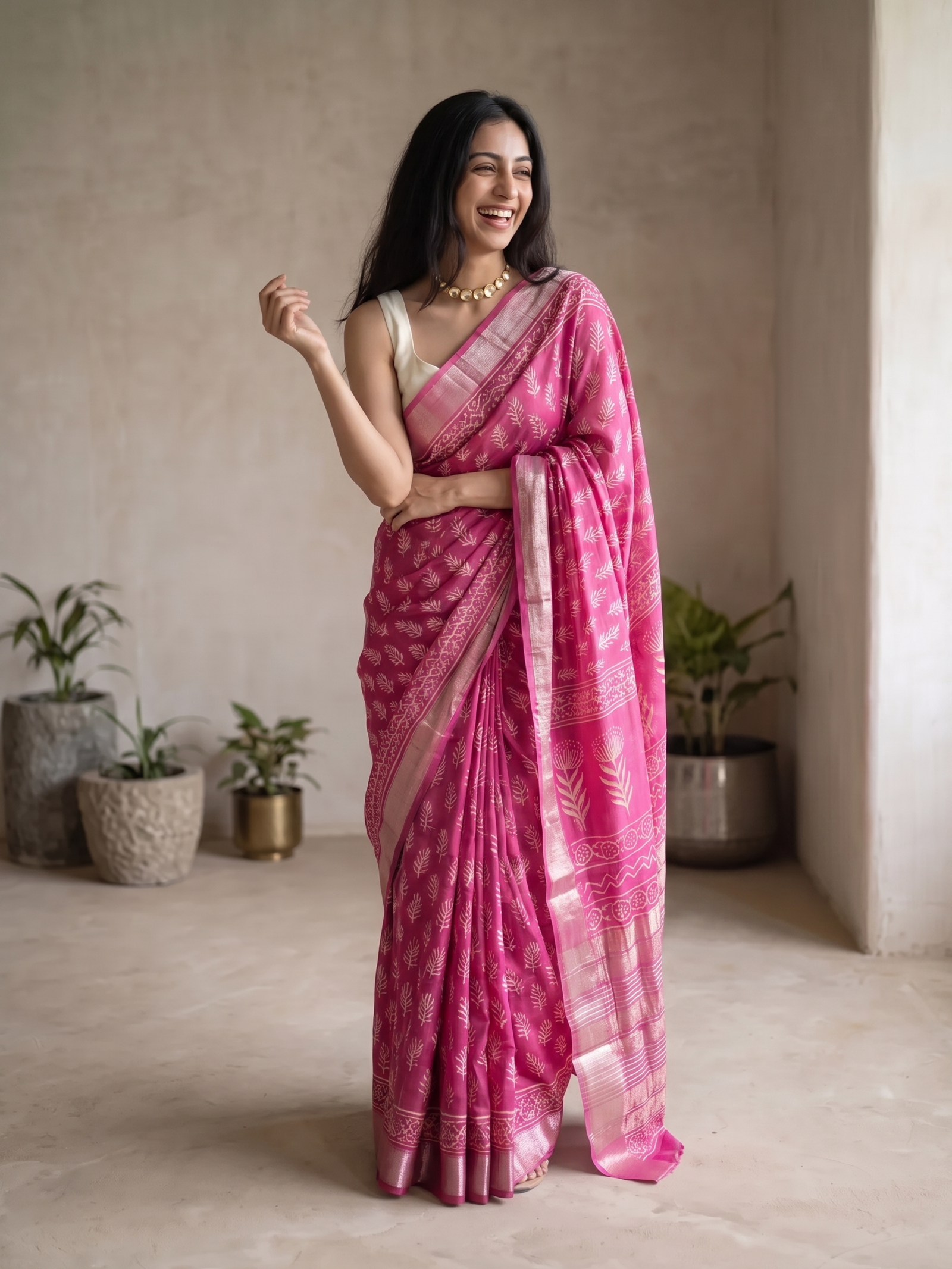 Rasika Maheshwari Cotton Silk Saree