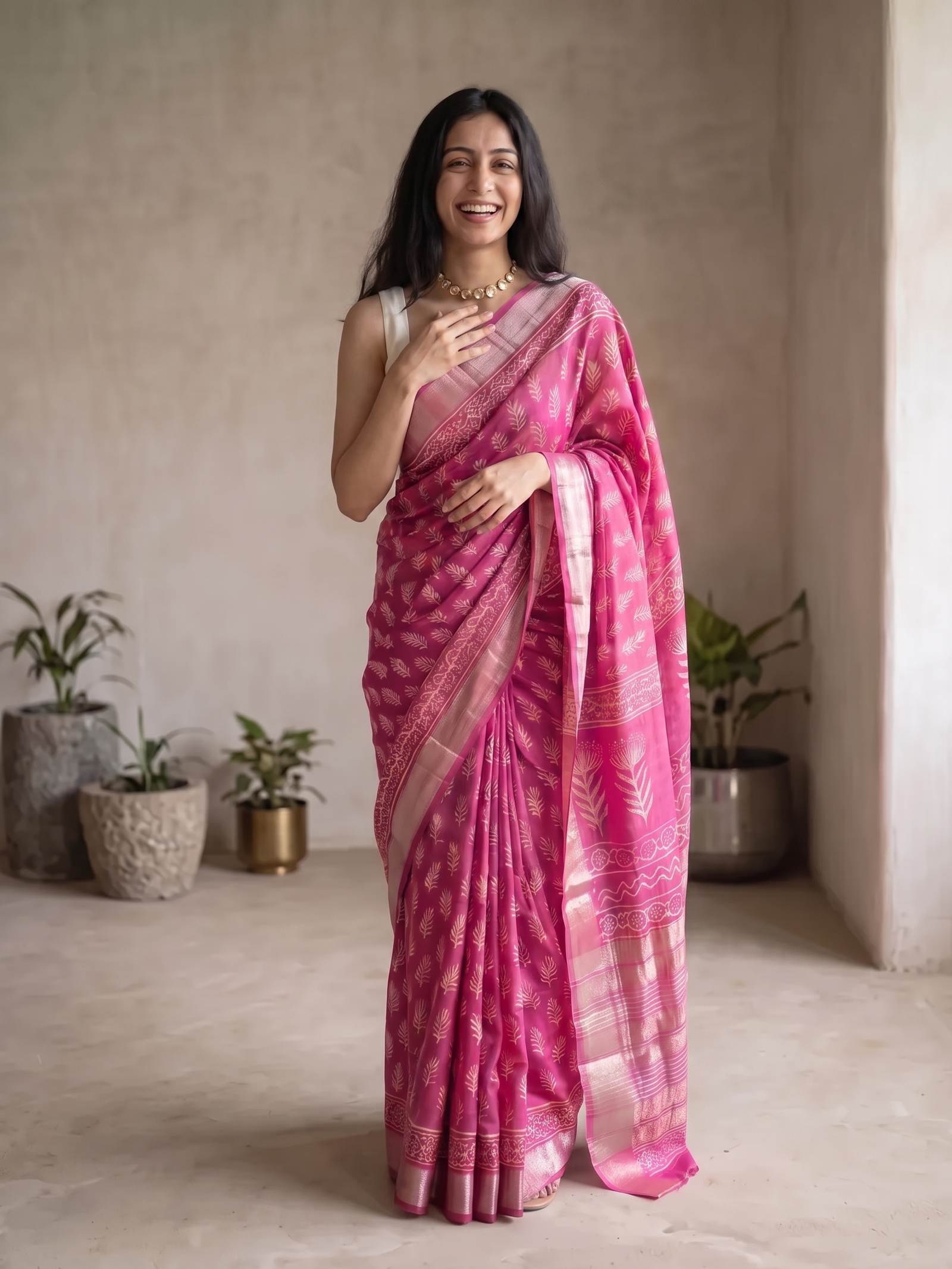 Rasika Maheshwari Cotton Silk Saree