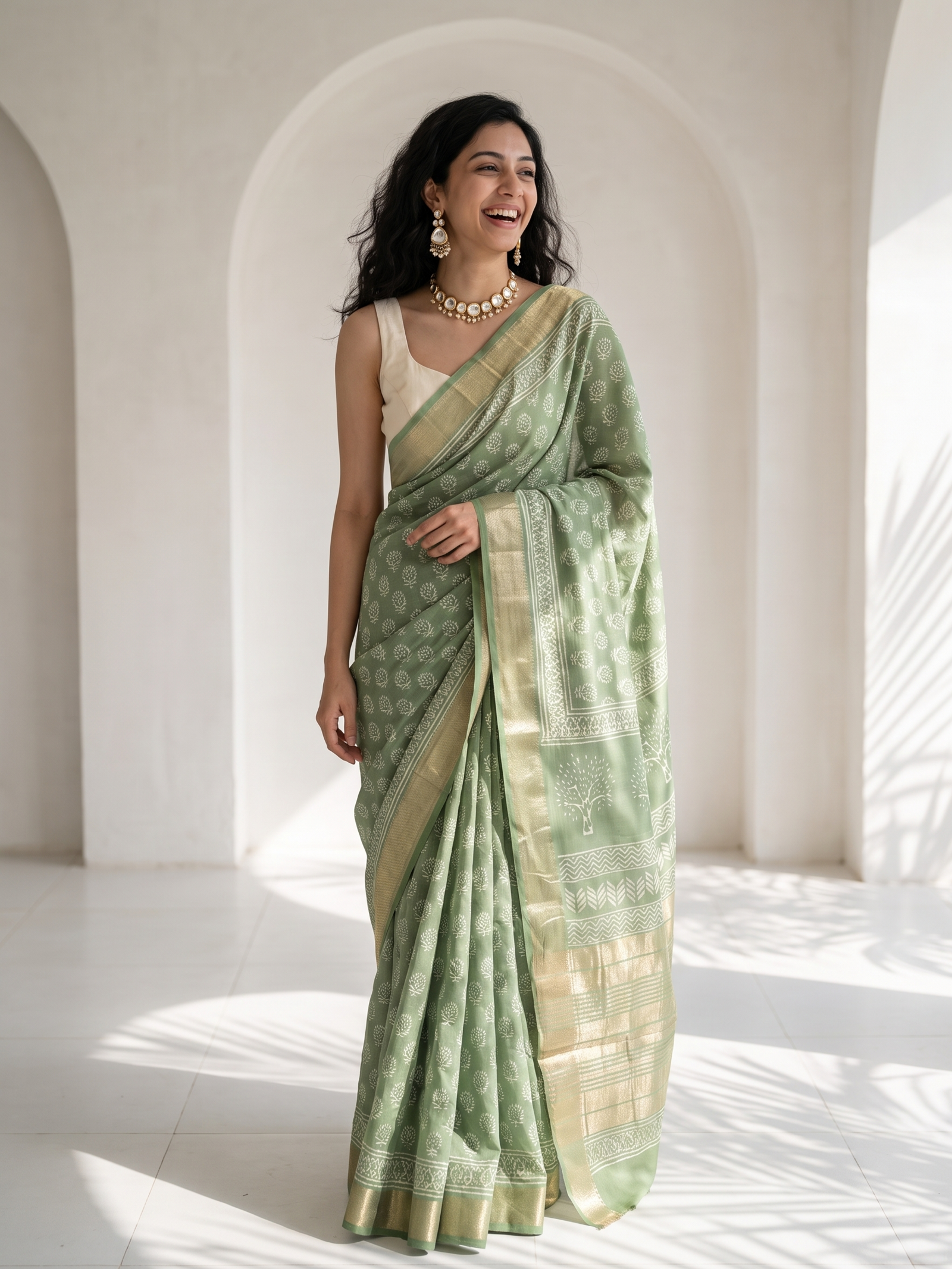 Aamra Maheshwari Cotton Silk Saree