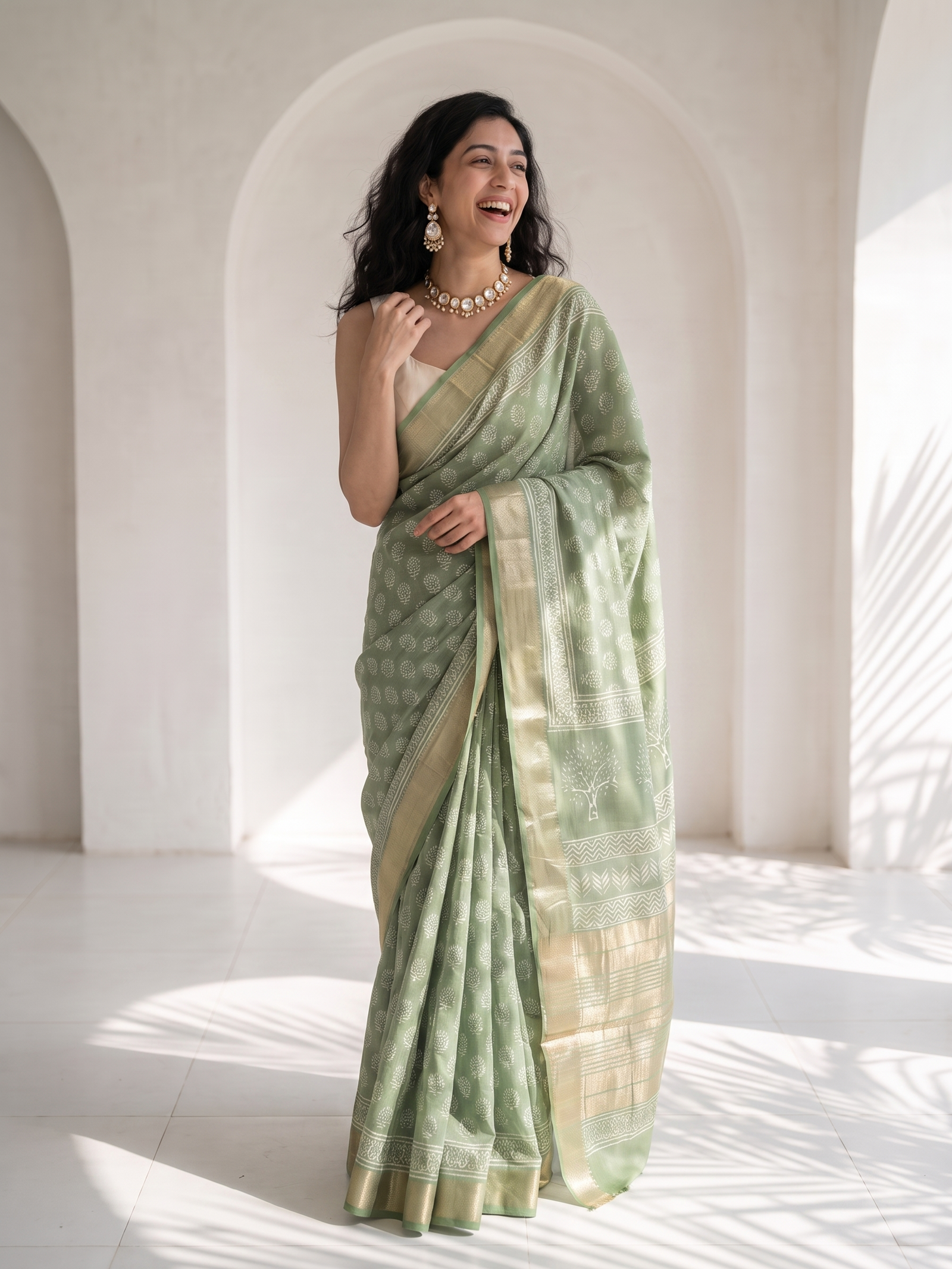 Aamra Maheshwari Cotton Silk Saree