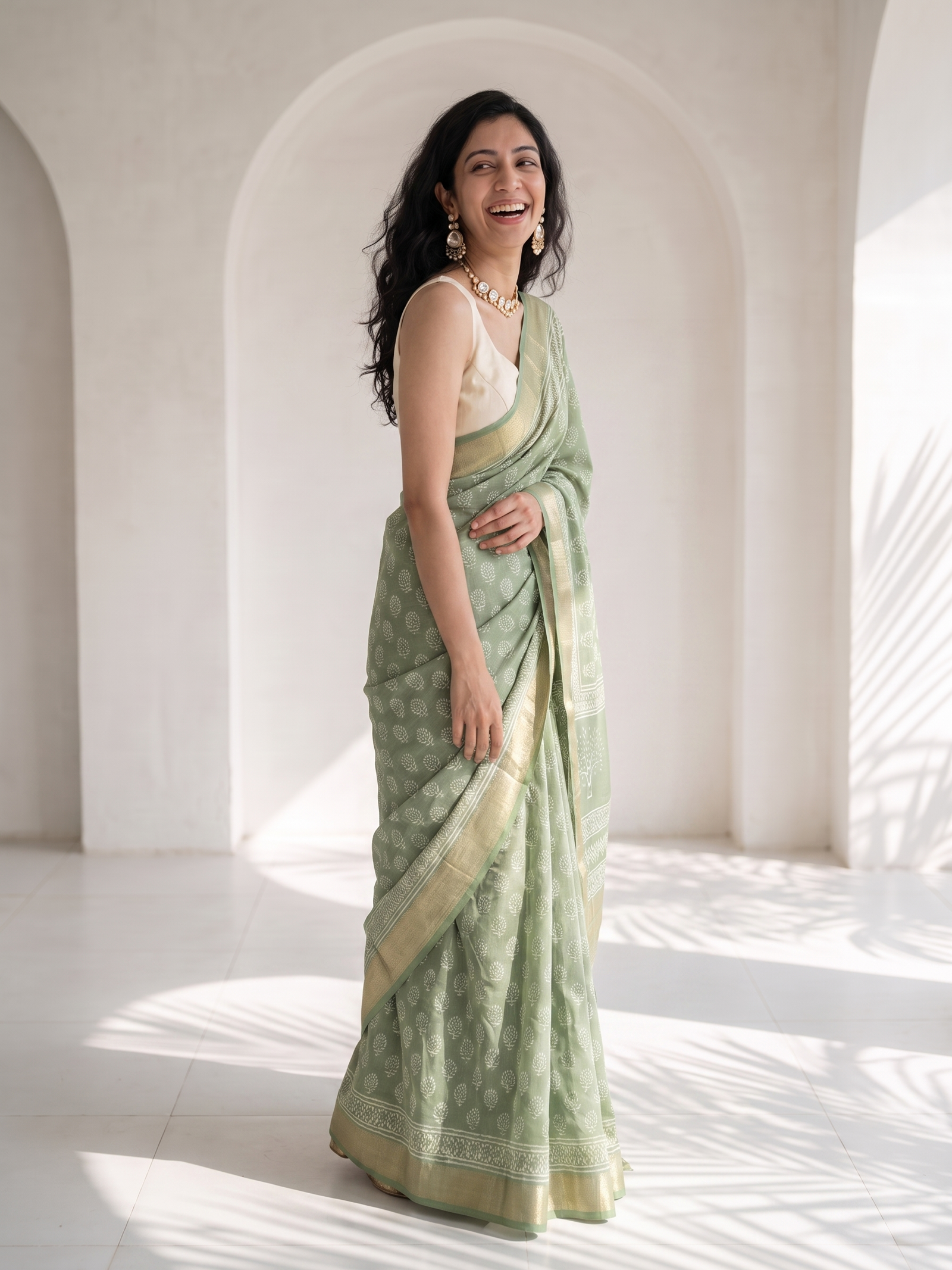 Aamra Maheshwari Cotton Silk Saree