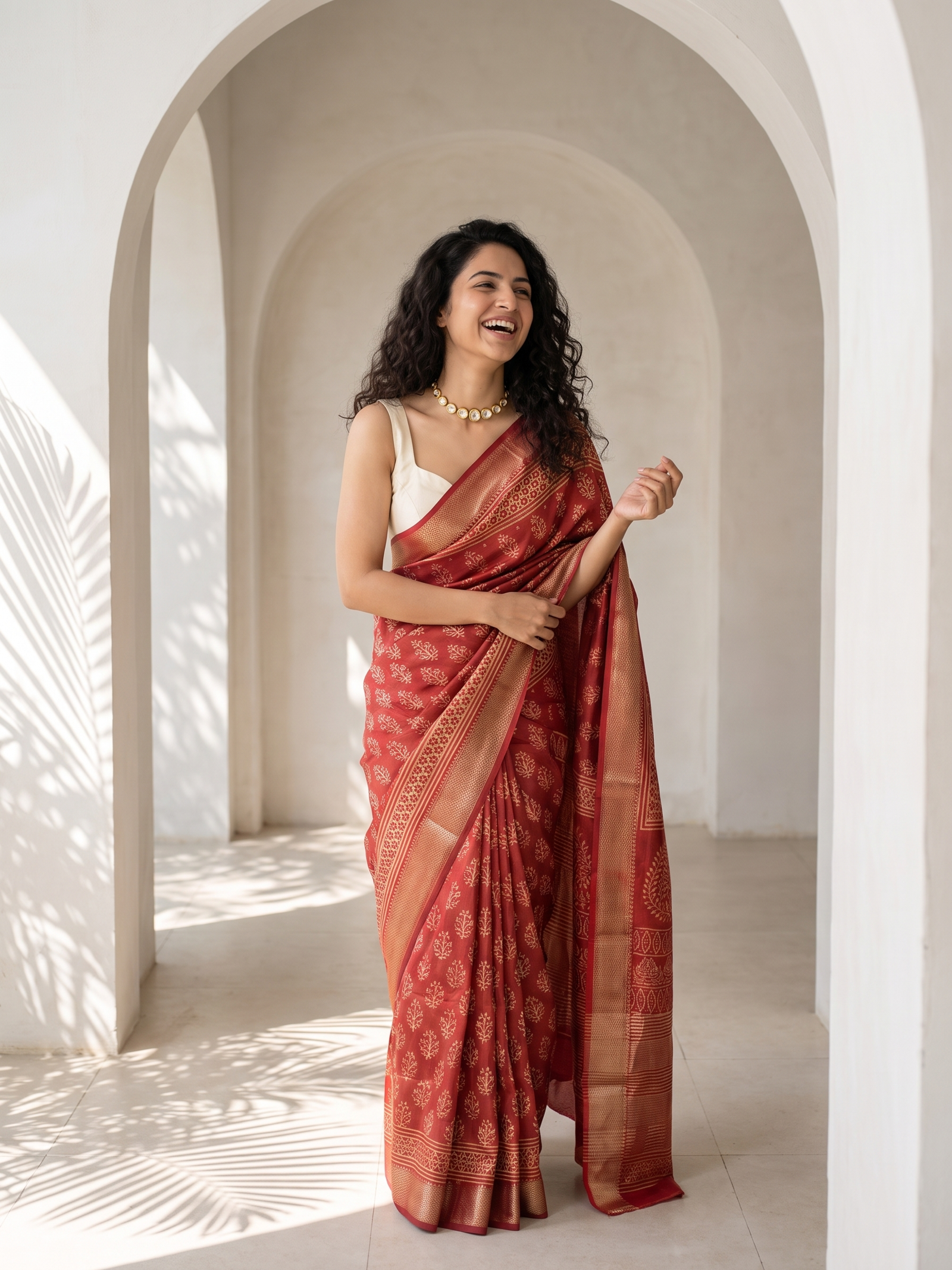 Roshni Maheshwari Cotton Silk Saree