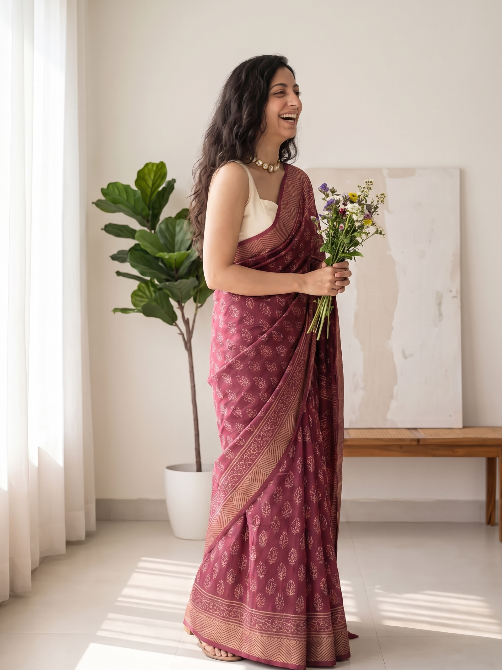 Kaladhari Maheshwari Cotton Silk Saree