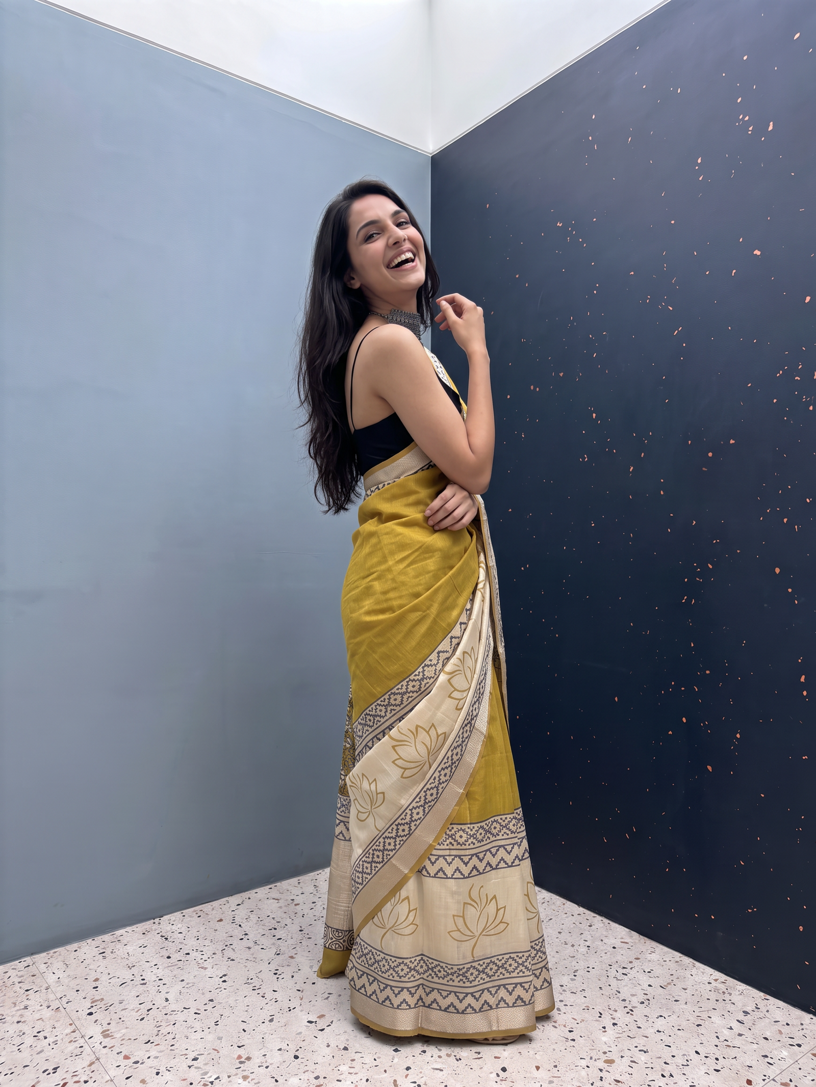 Gulbahar Maheshwari Cotton Silk Saree