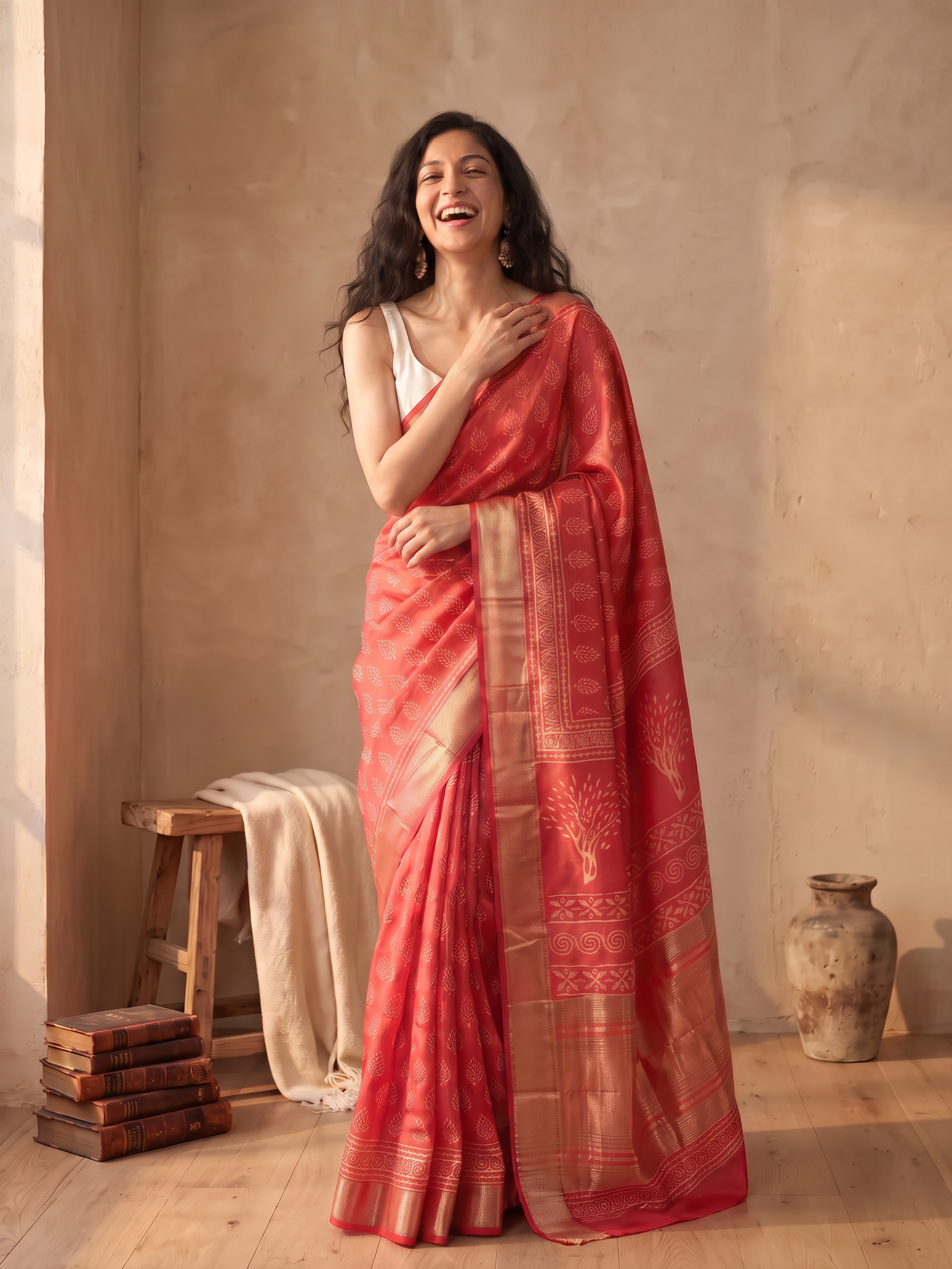 Kaaya Maheshwari Cotton Silk Saree