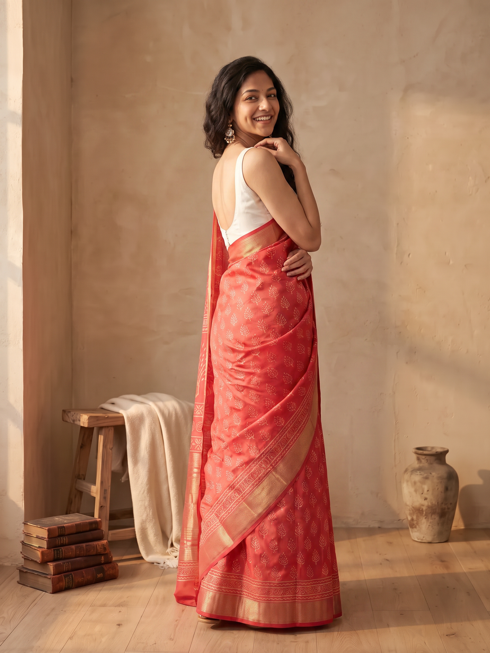 Kaaya Maheshwari Cotton Silk Saree