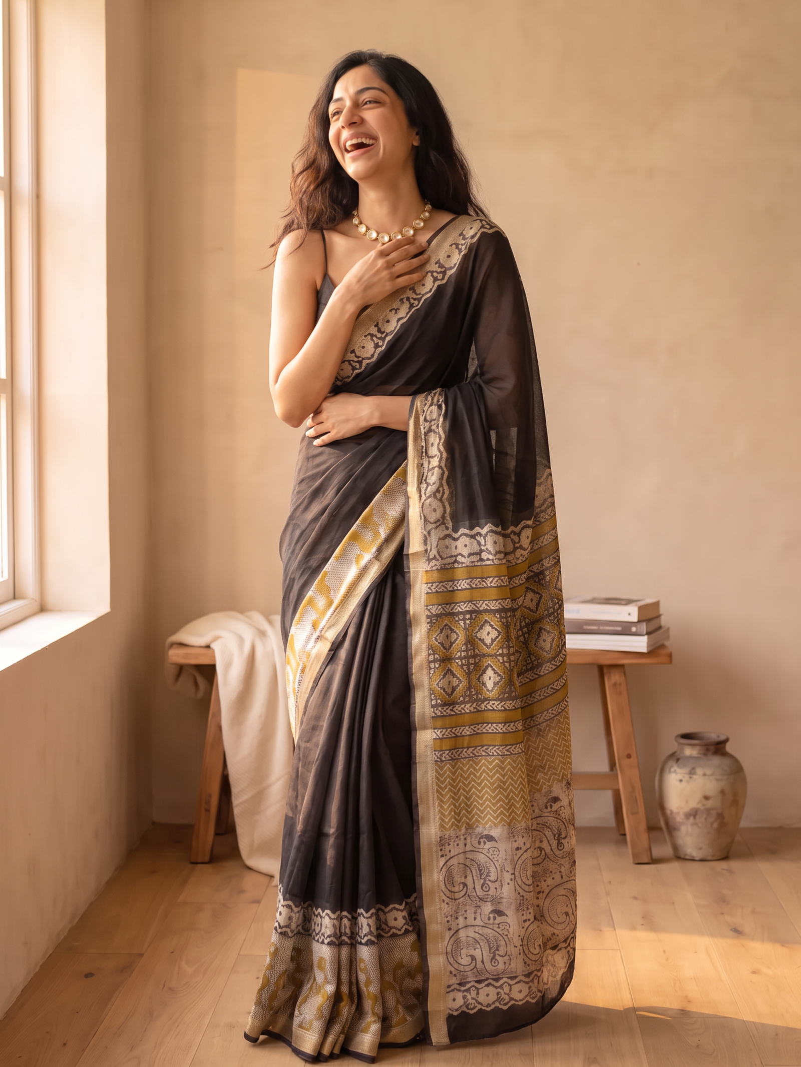 Riwaaz Maheshwari Cotton Silk Saree