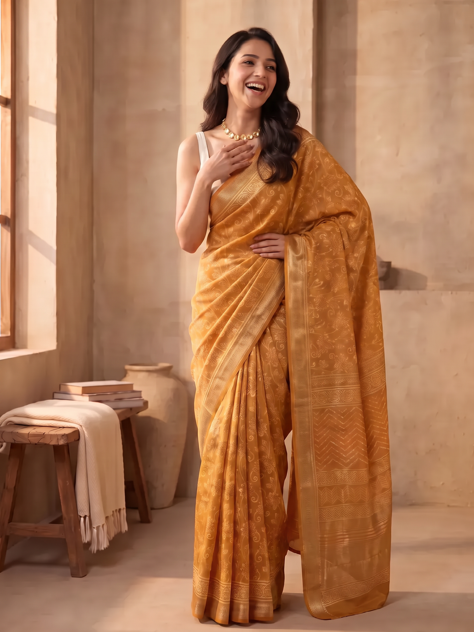 Tanira Maheshwari Cotton Silk Saree
