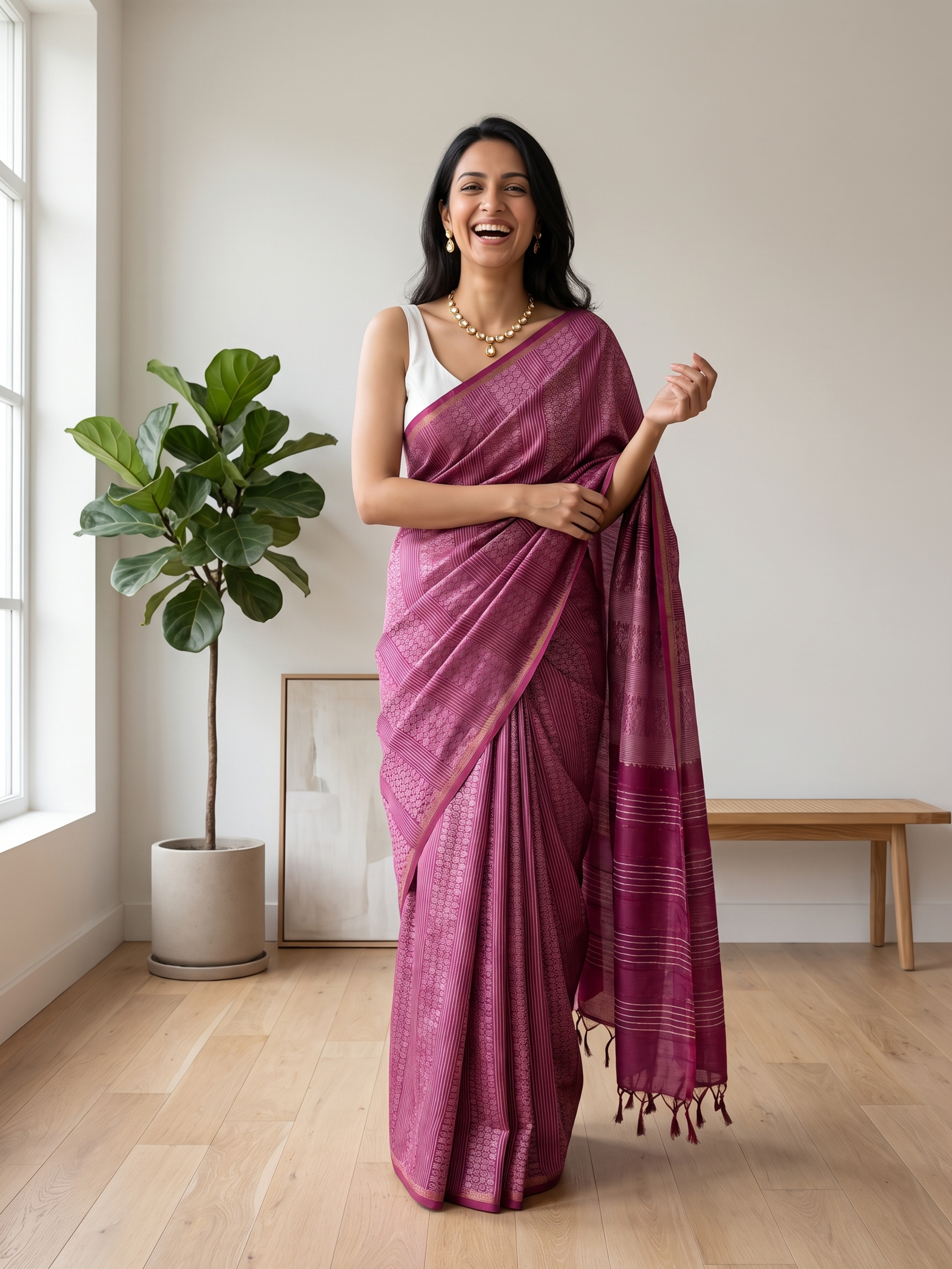 Shaam Sitara Jari Silk Saree