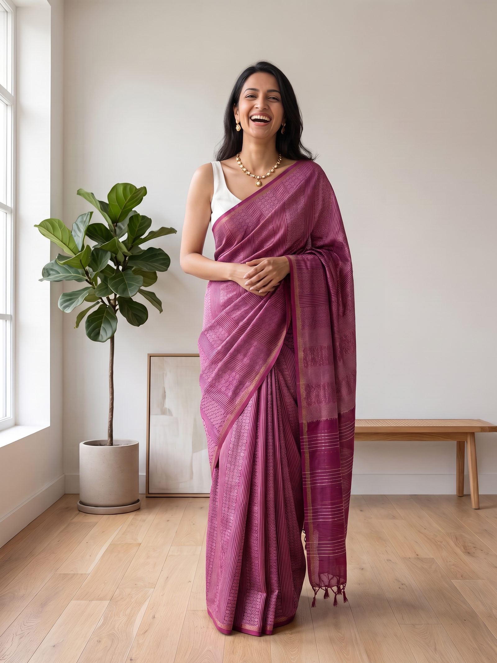 Shaam Sitara Jari Silk Saree