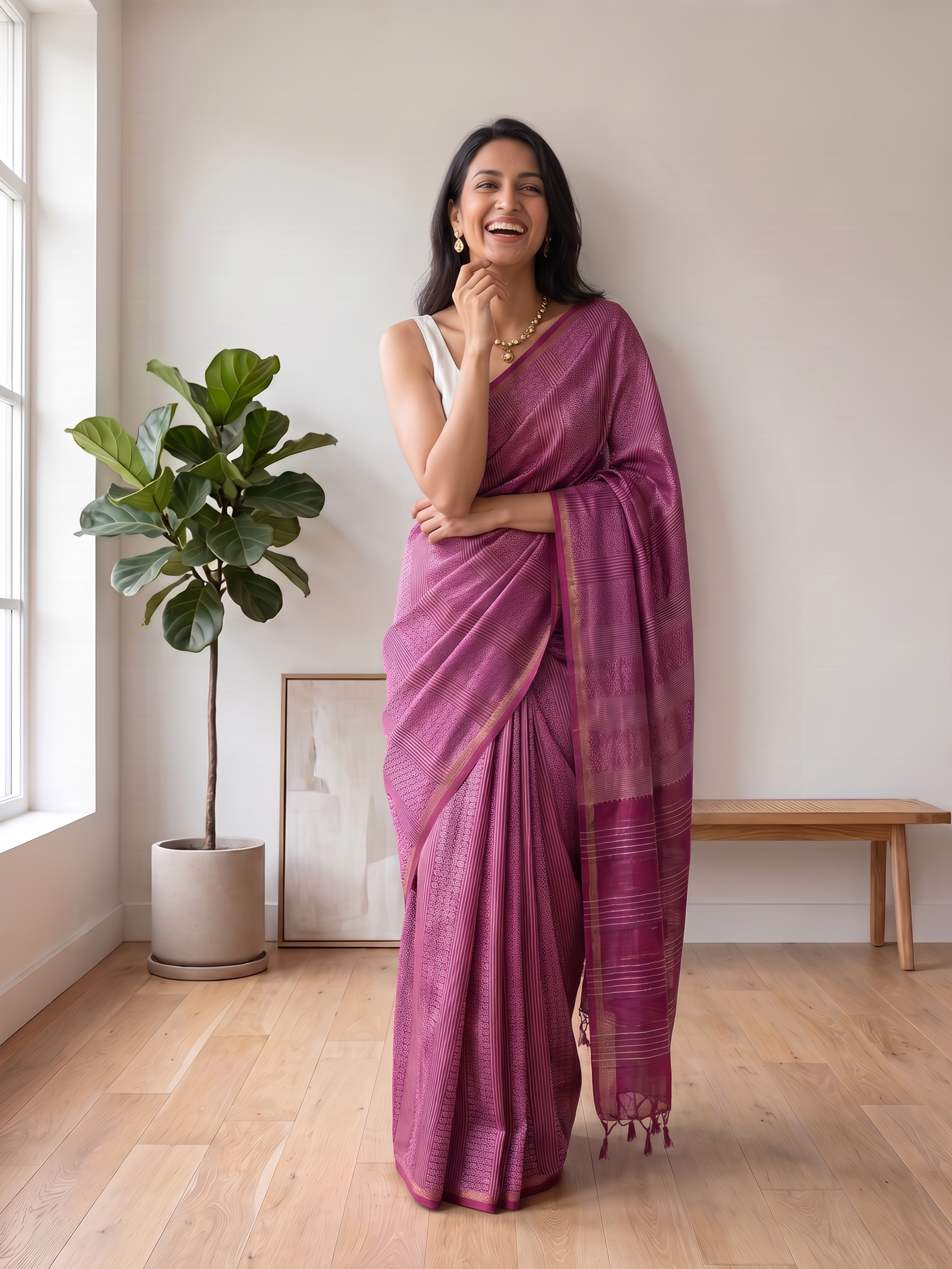 Shaam Sitara Jari Silk Saree