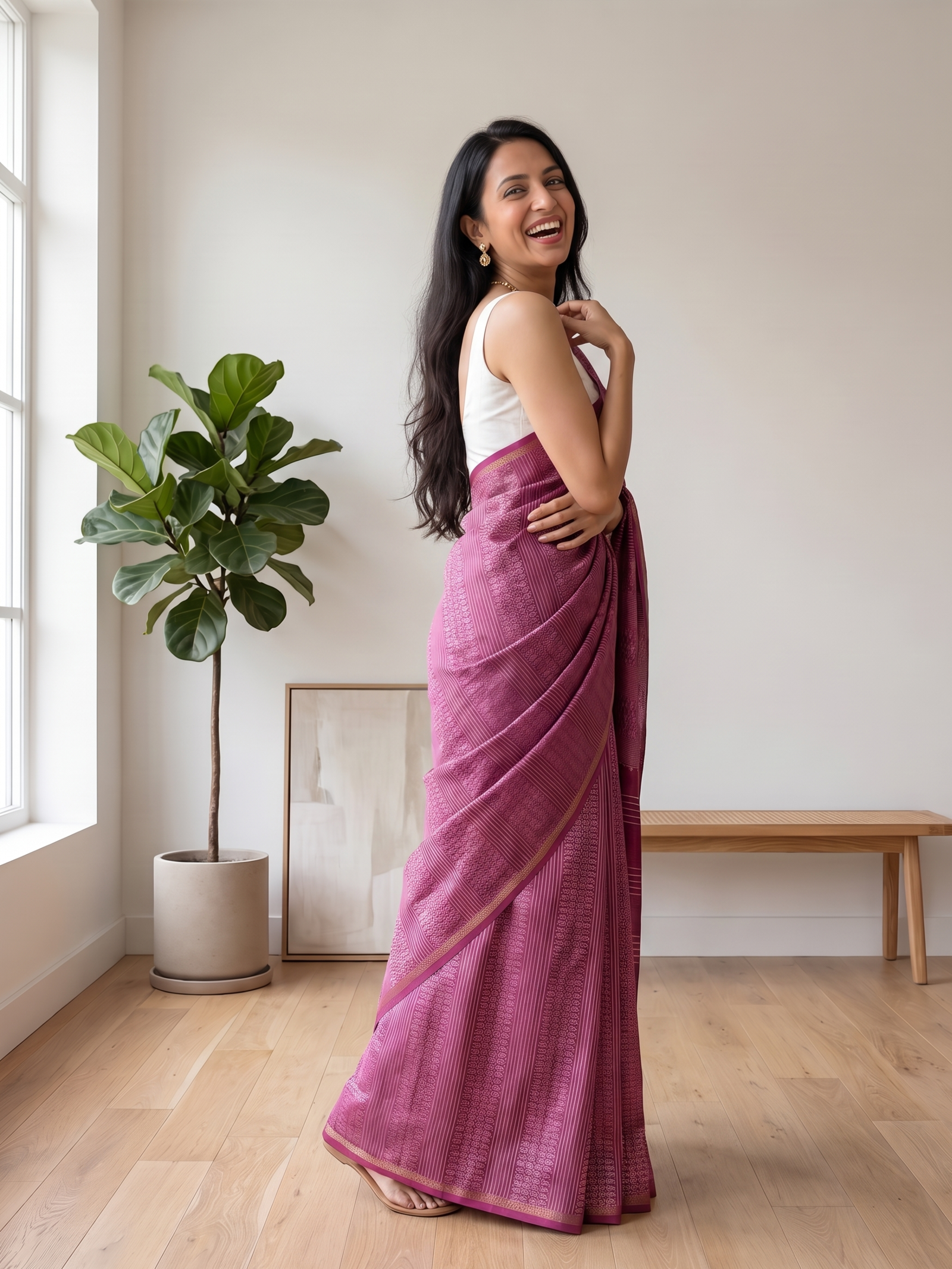Shaam Sitara Jari Silk Saree