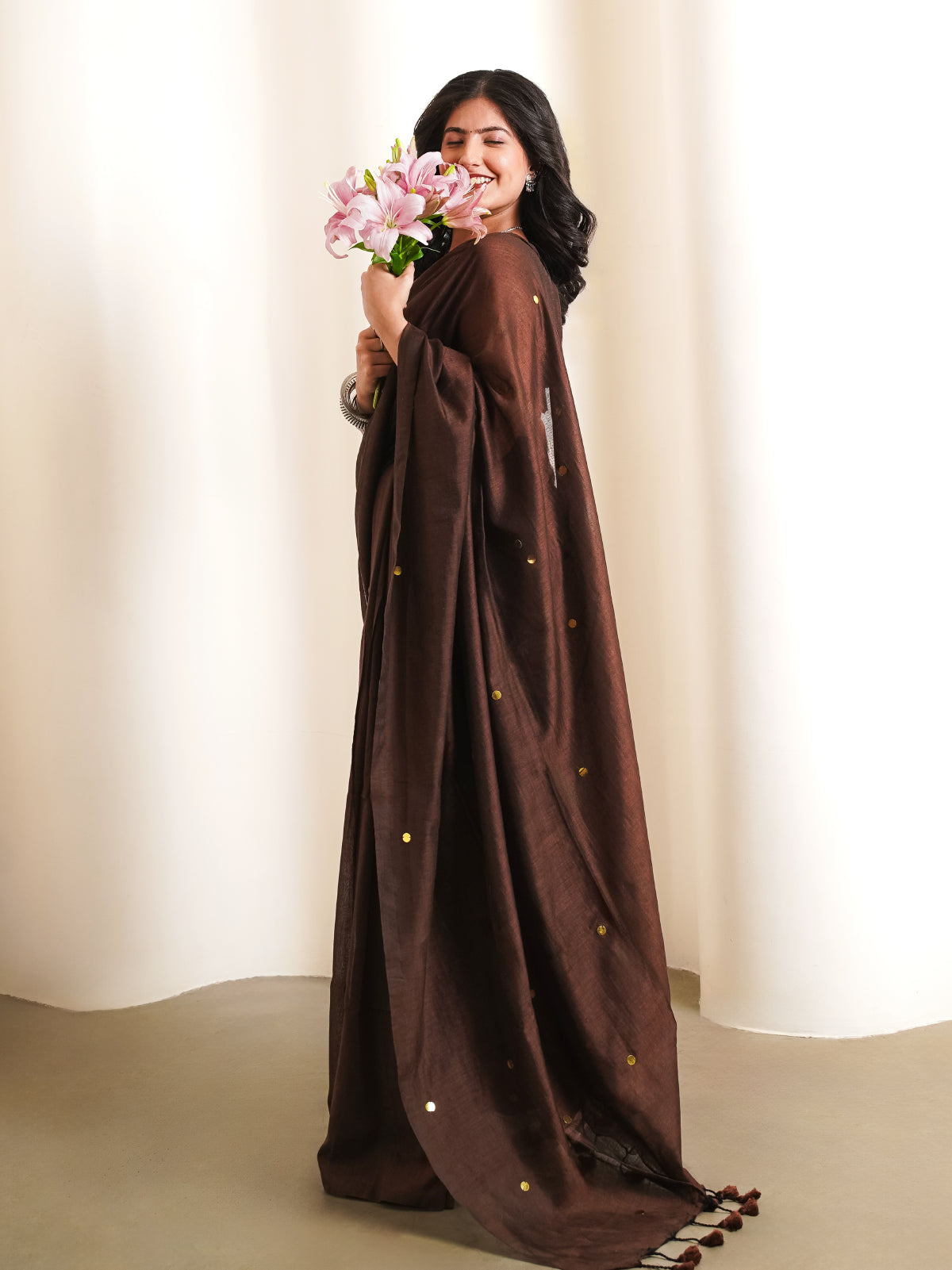 Brownie Cotton Saree