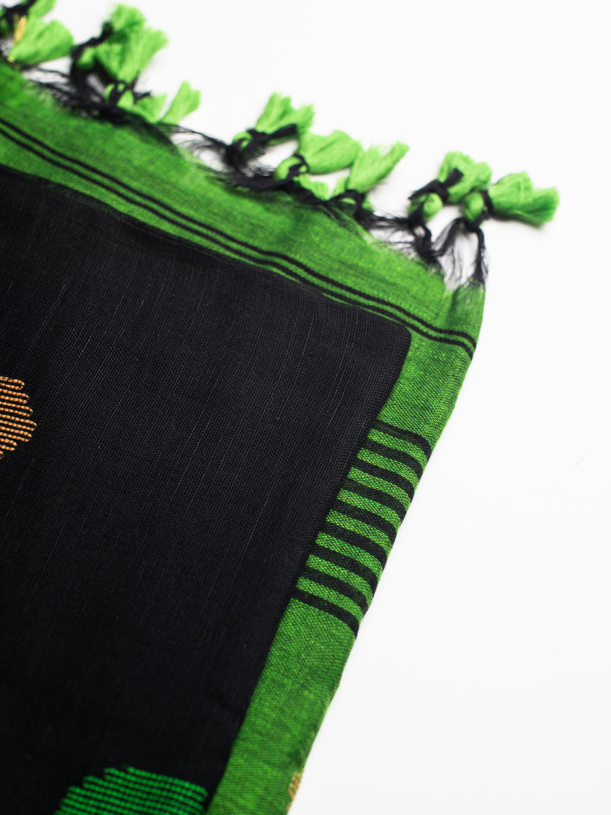 Polka Phool Linen Saree