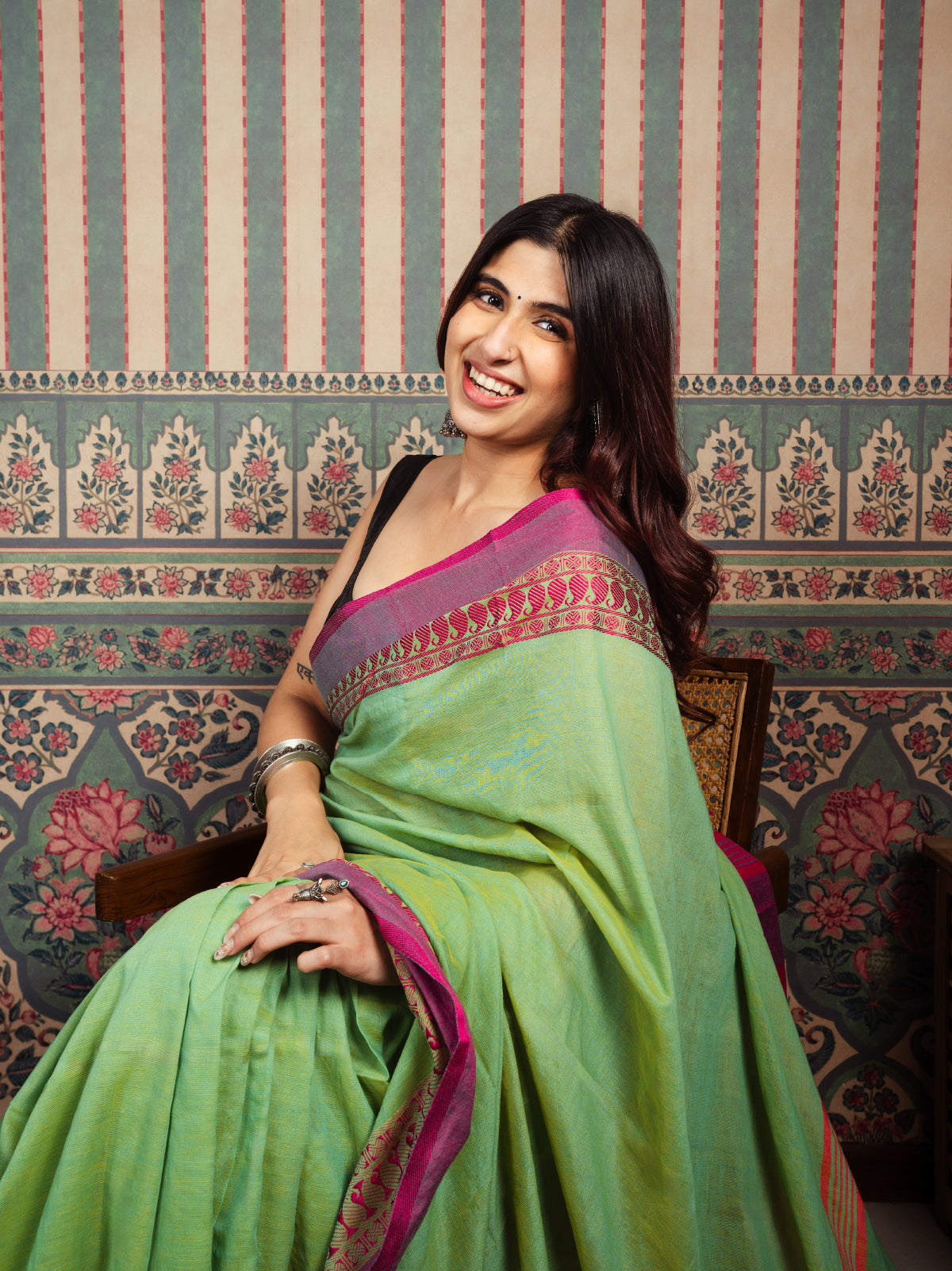 Sunehri Cotton Saree