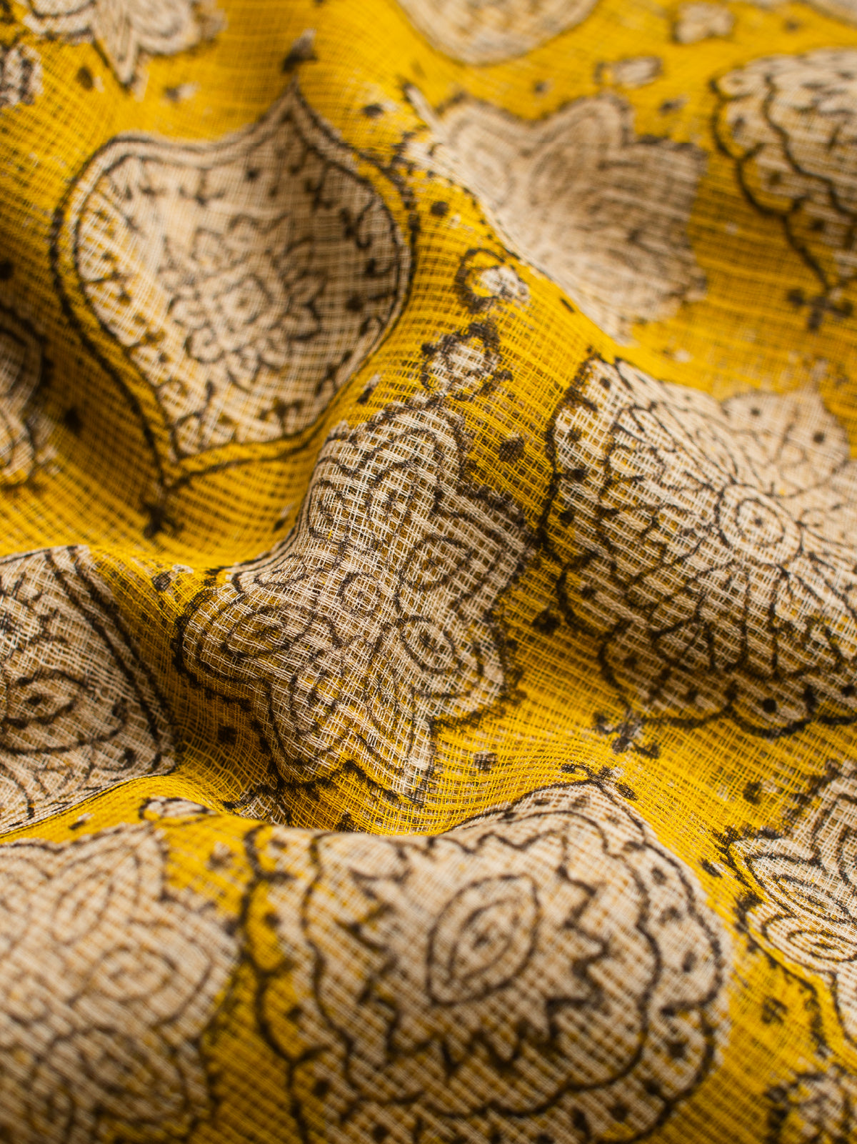 Golden Edge Kota Cotton Saree