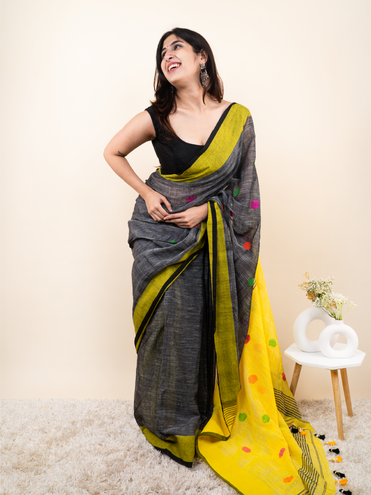 Noorika Linen Saree
