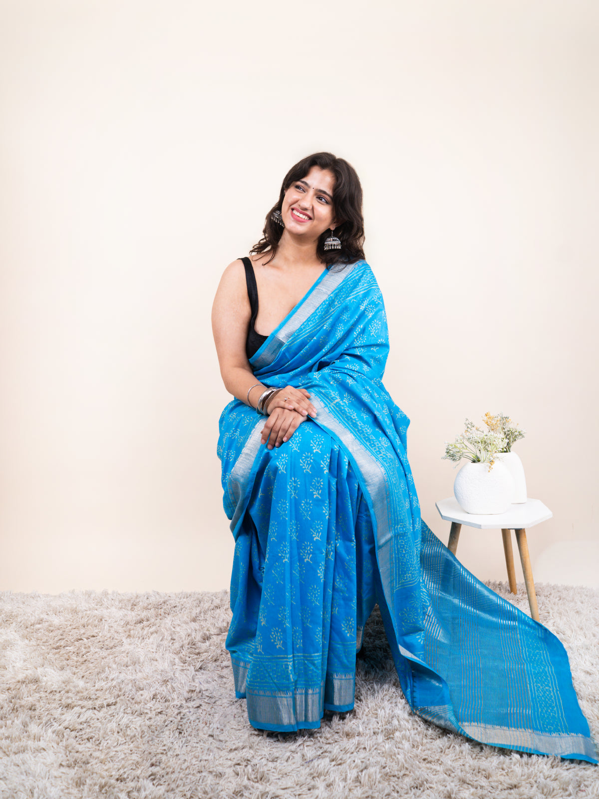 Baanvi Maheshwari Cotton Silk Saree