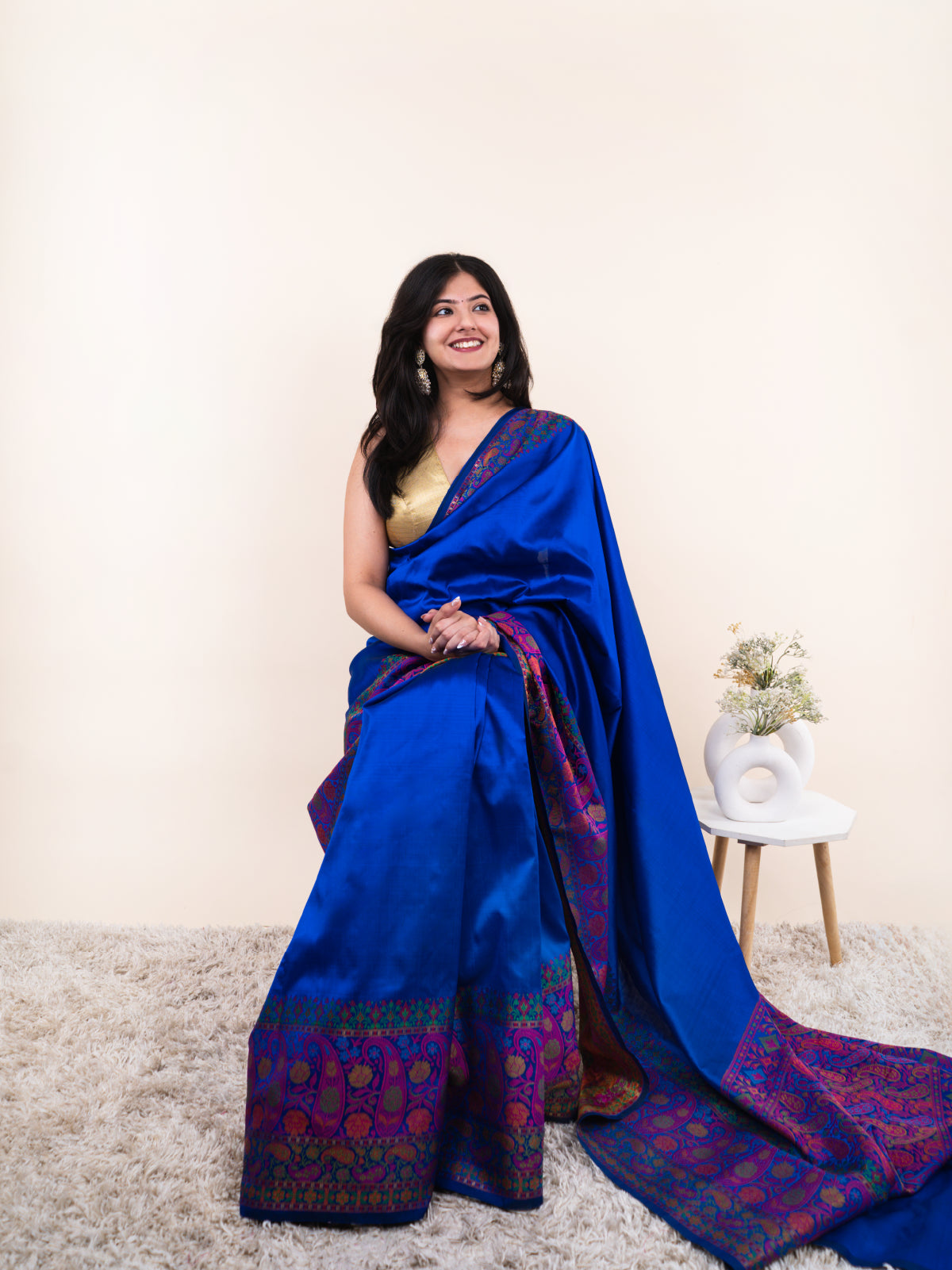 Silent Night Silk Saree