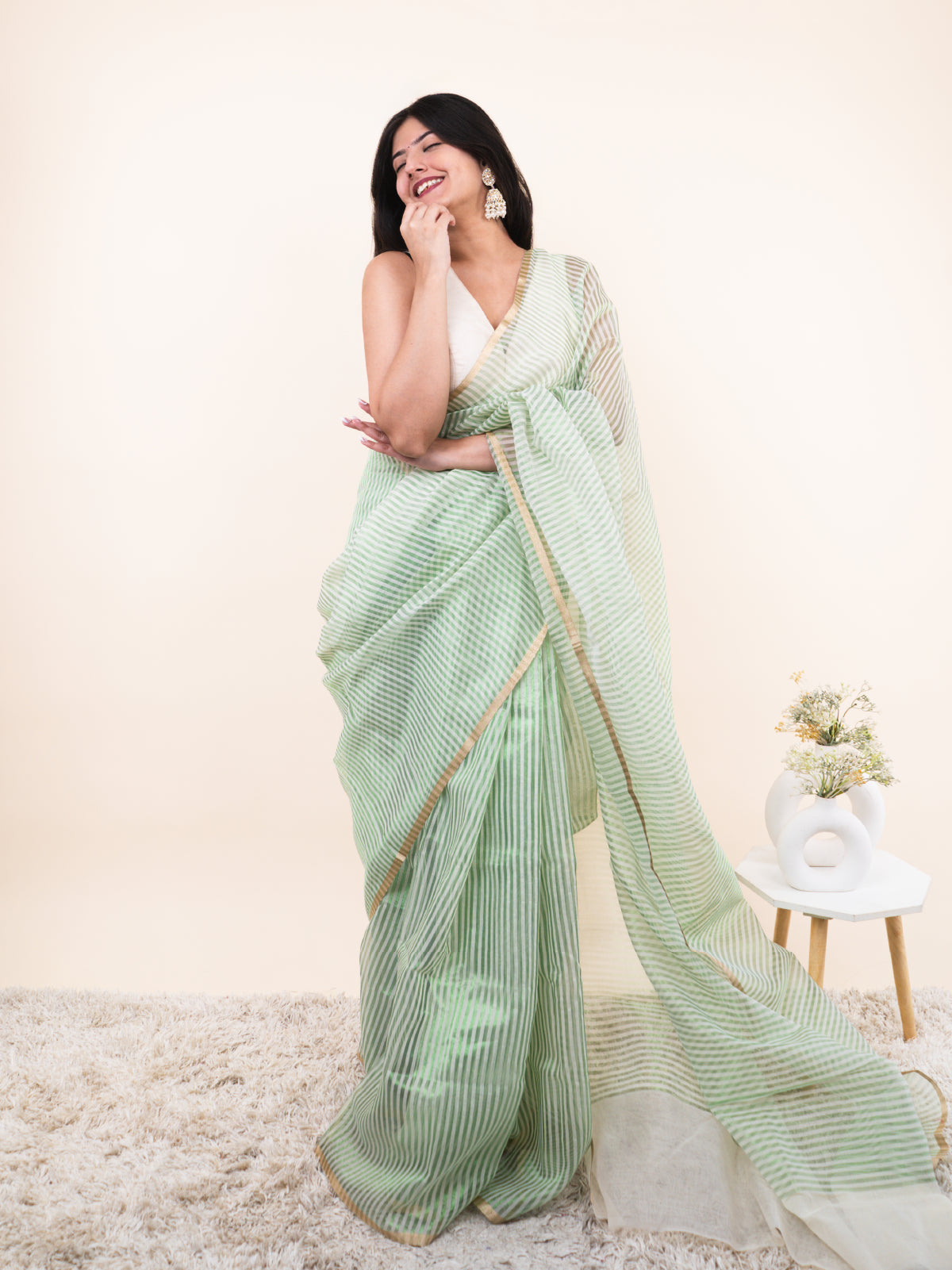 Mist and Moon Organza Saree