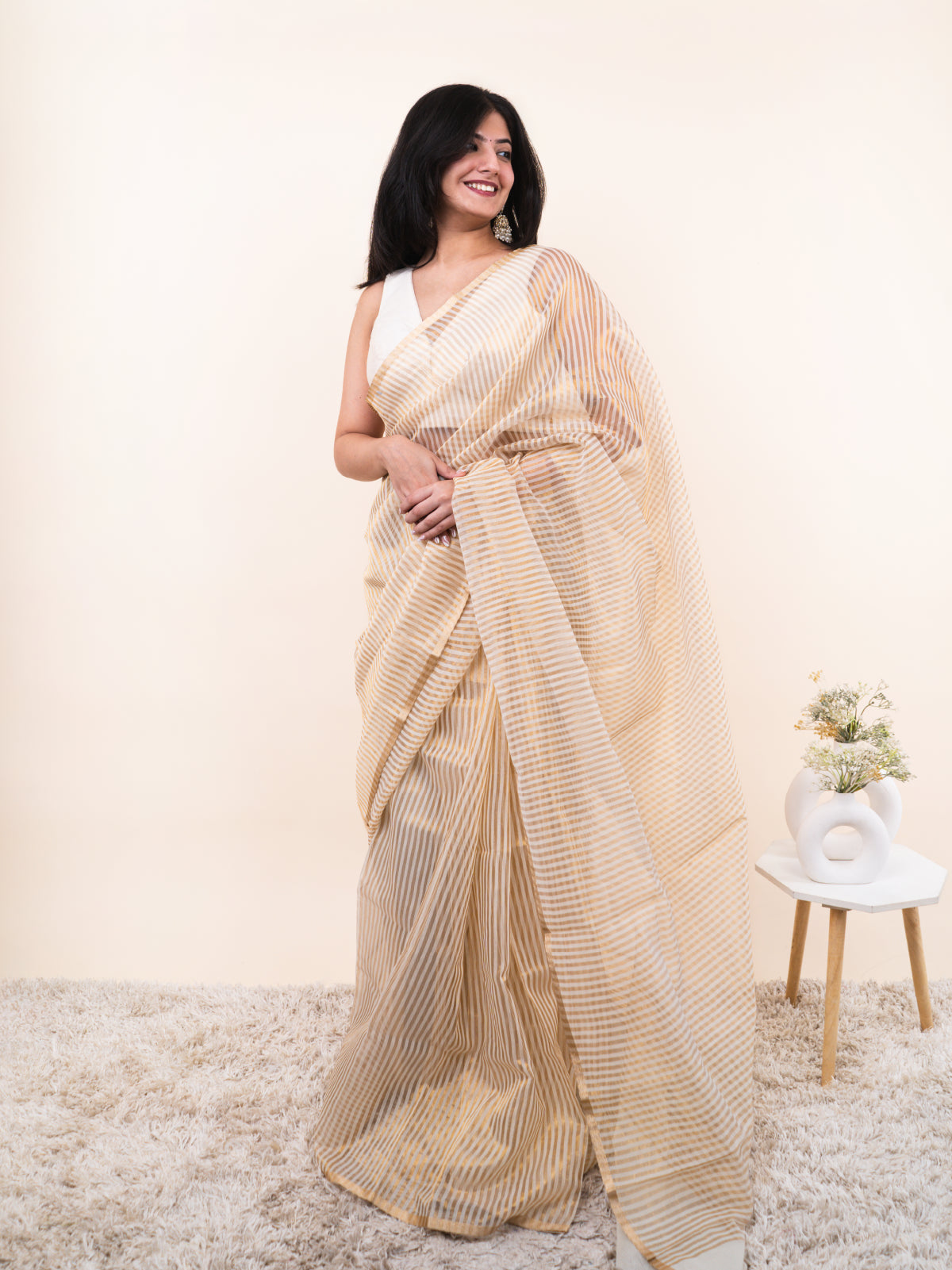 Goldkiss Organza Silk Saree