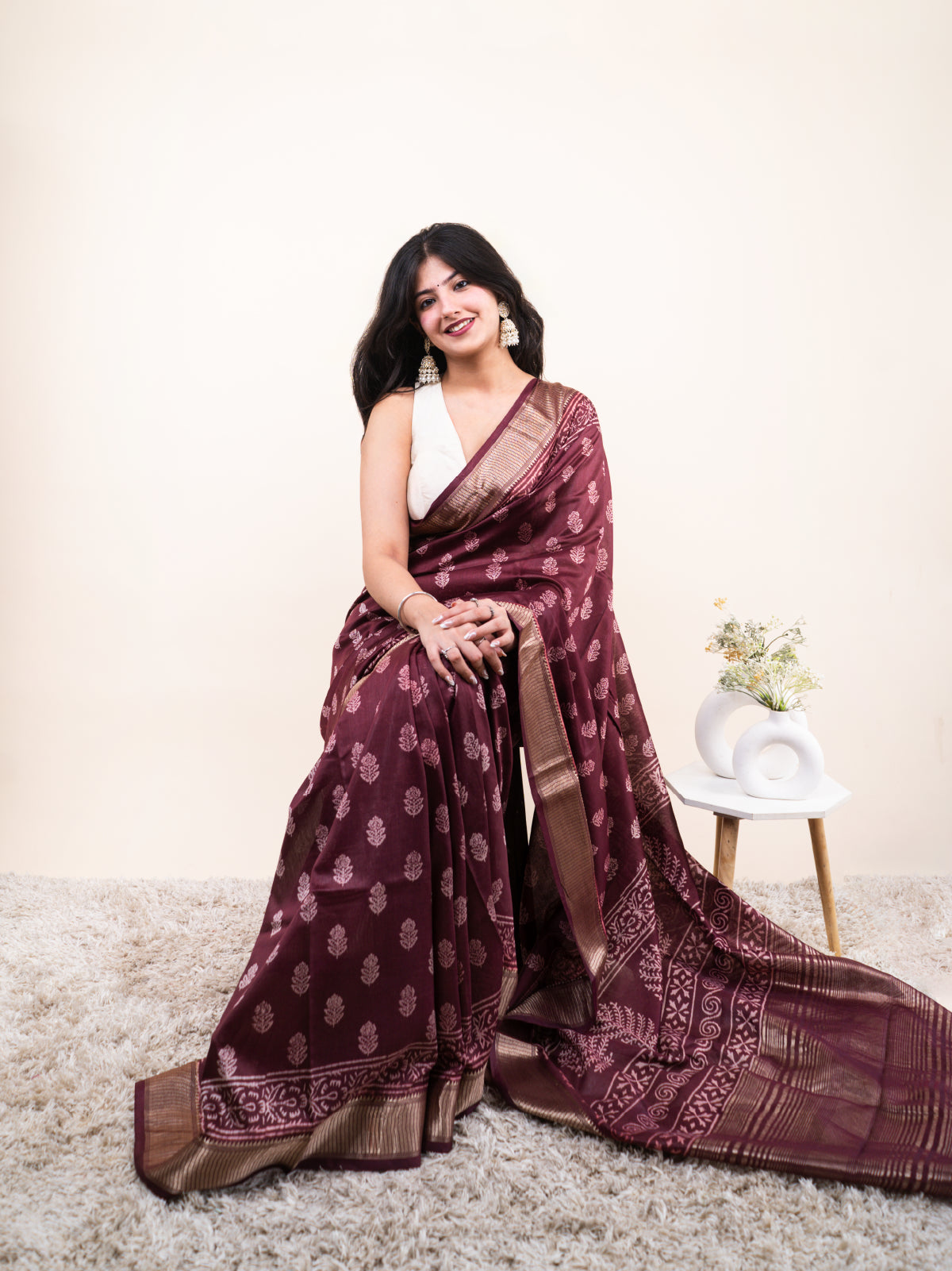 Riwaa Maheshwari Cotton Silk Saree