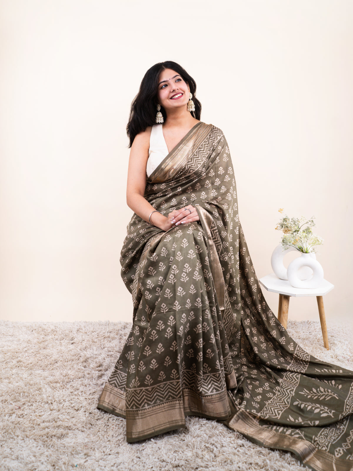 Dilkash Maheshwari Cotton Silk Saree