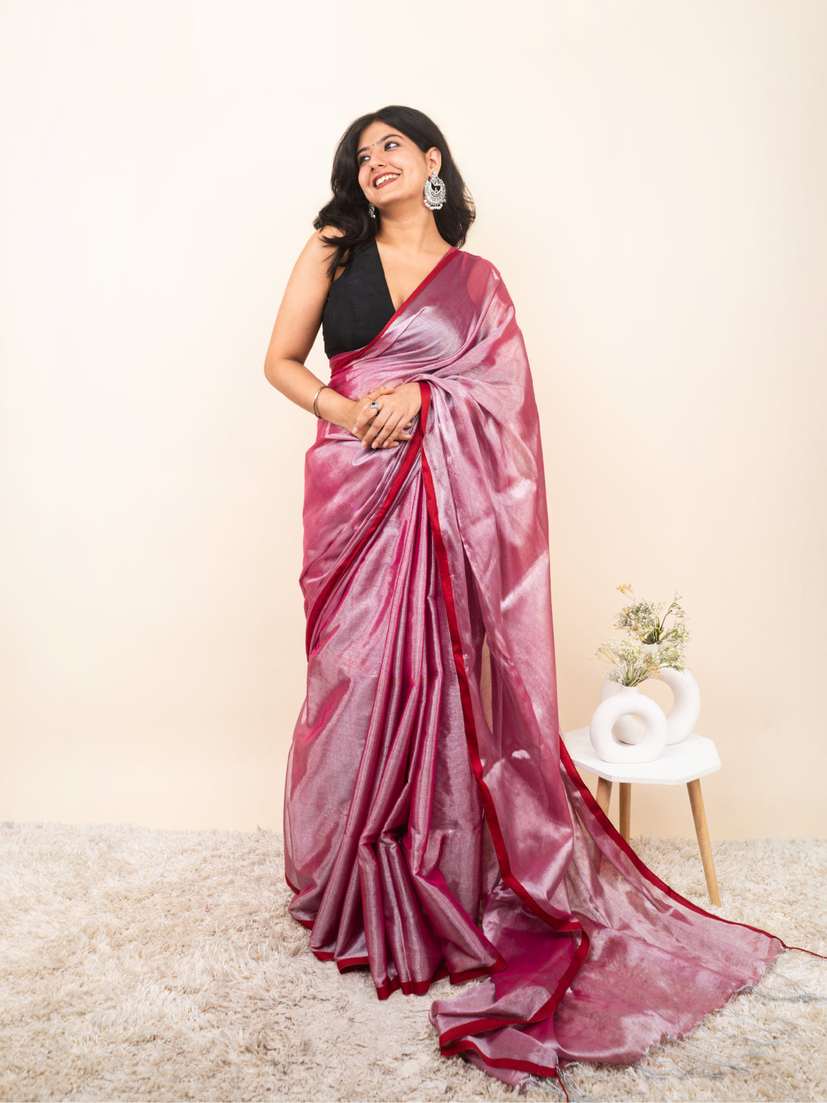 Aloki Cotton Tissue Saree