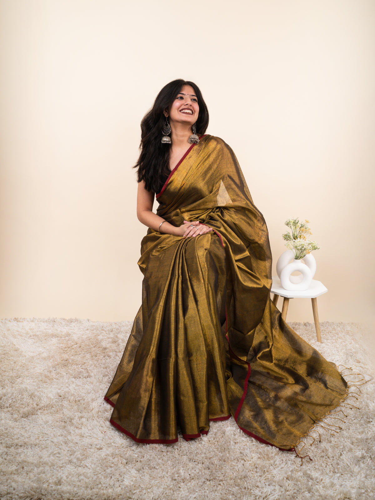 Chameli Cotton Tissue Saree