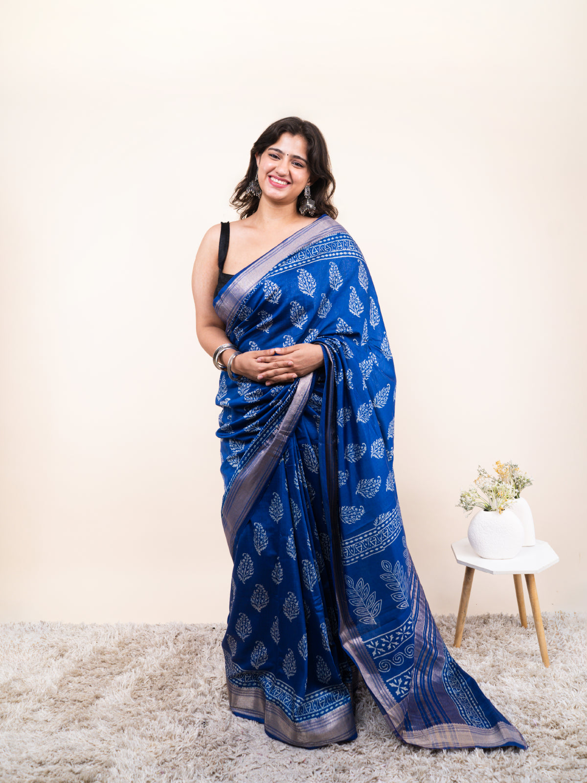 Charvi Maheshwari Cotton Silk Saree
