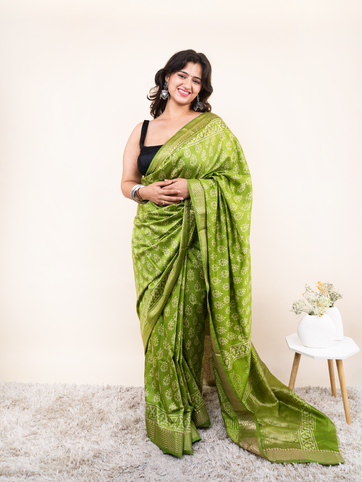 Shraya Maheshwari Cotton Silk Saree