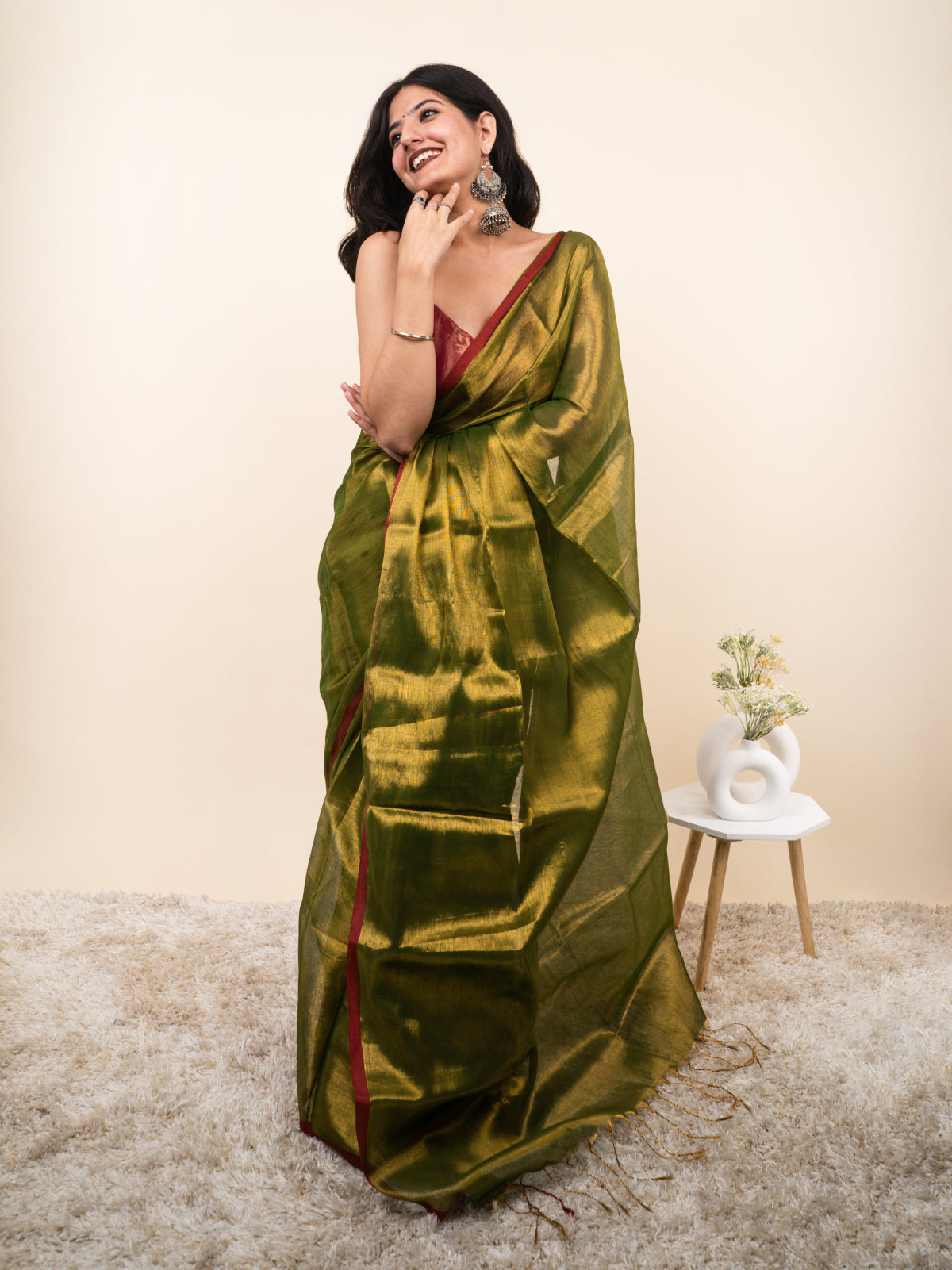 Byapok Cotton Tissue Saree