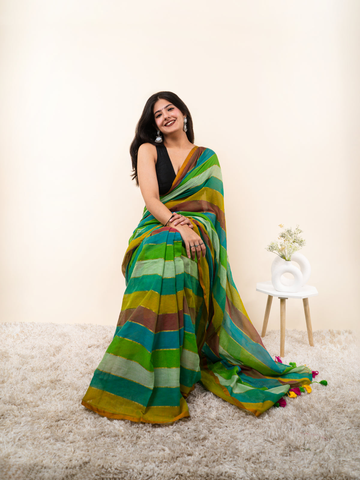 Mehak Mulmul Saree