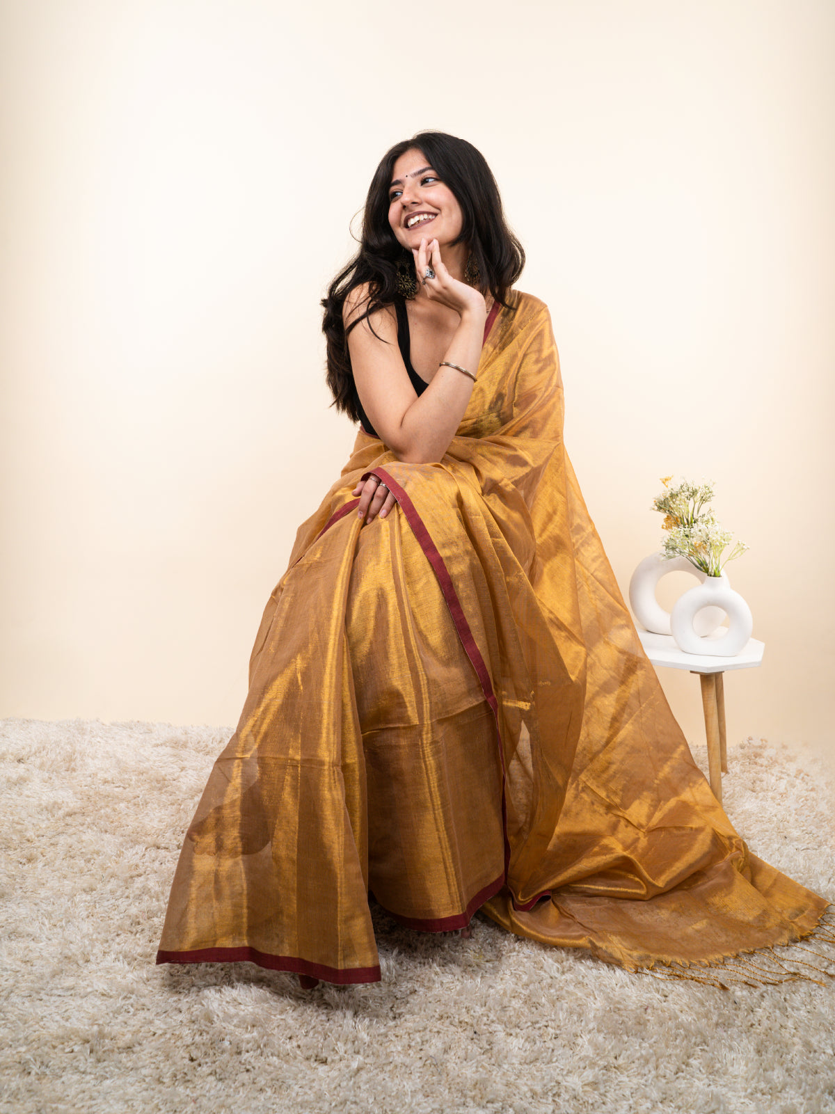 Misti Cotton Tissue Saree