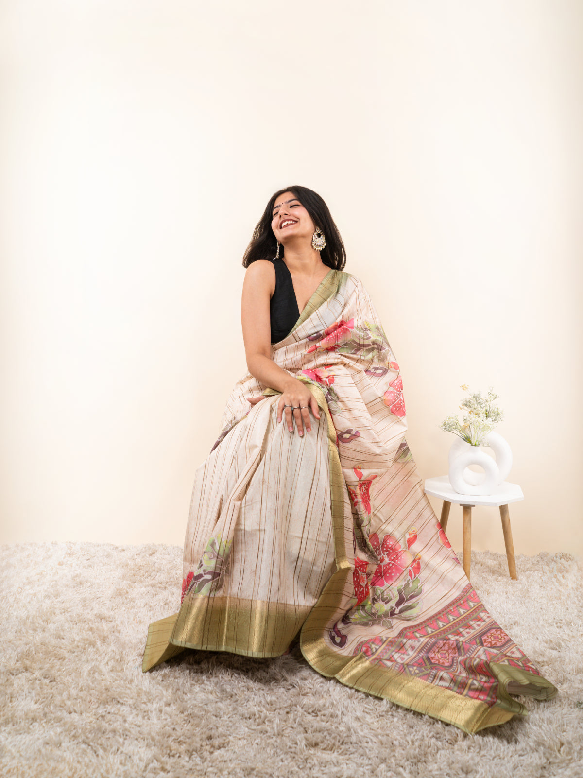 Desi Wrap Cotton Silk Saree
