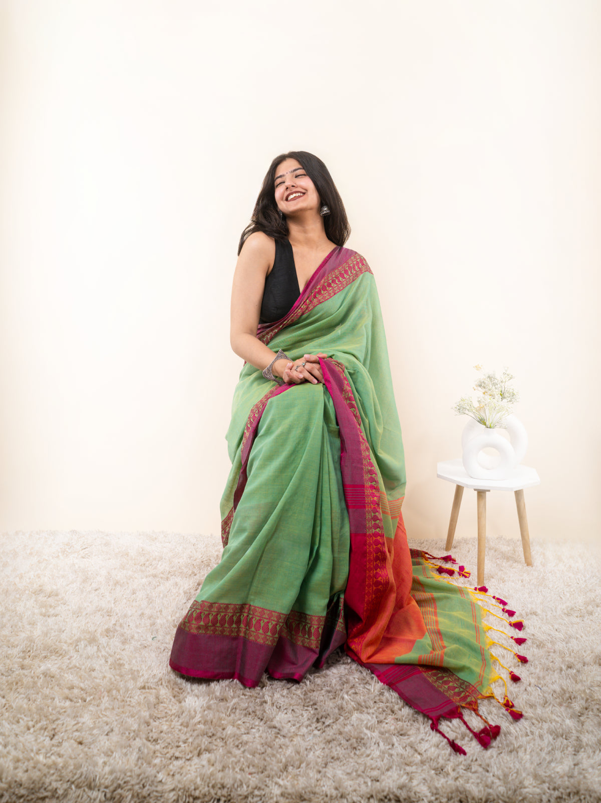 Sunehri Cotton Saree