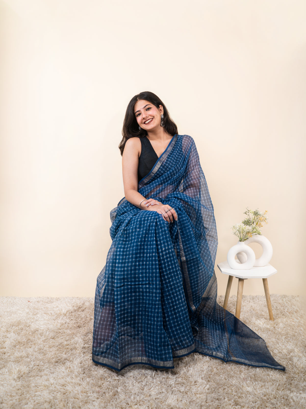 Ret Kota Cotton Saree