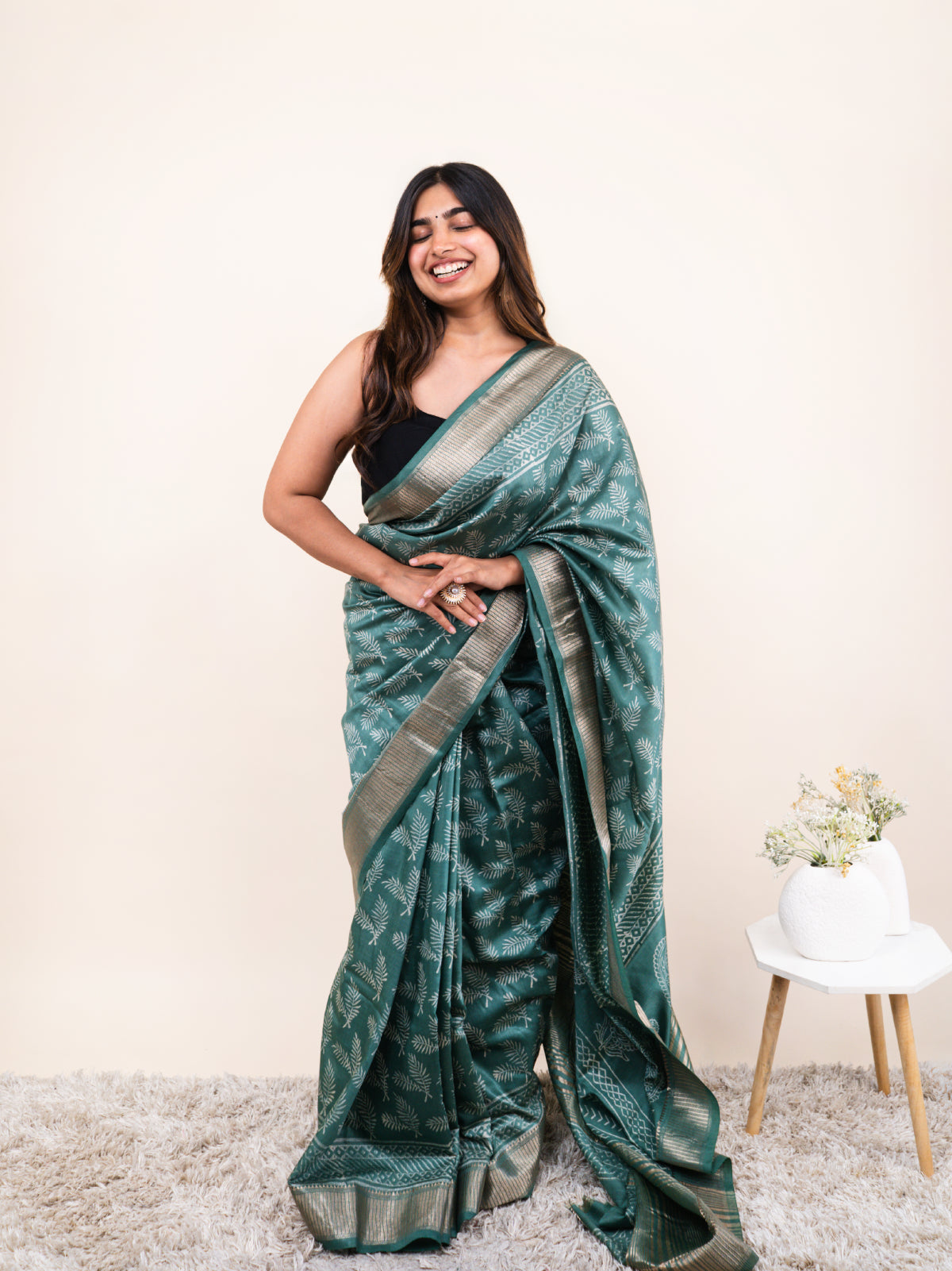 Revaani Maheshwari Cotton Silk Saree