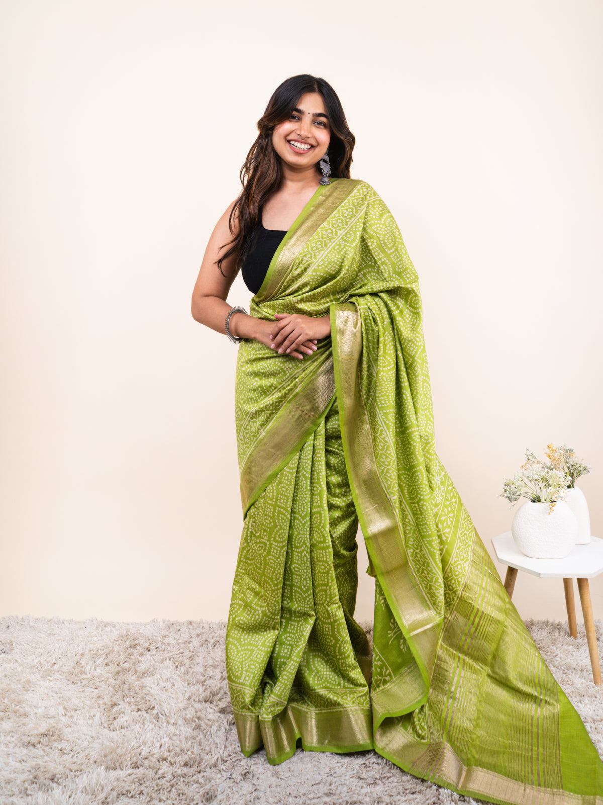 Taraya Maheshwari Cotton Silk Saree