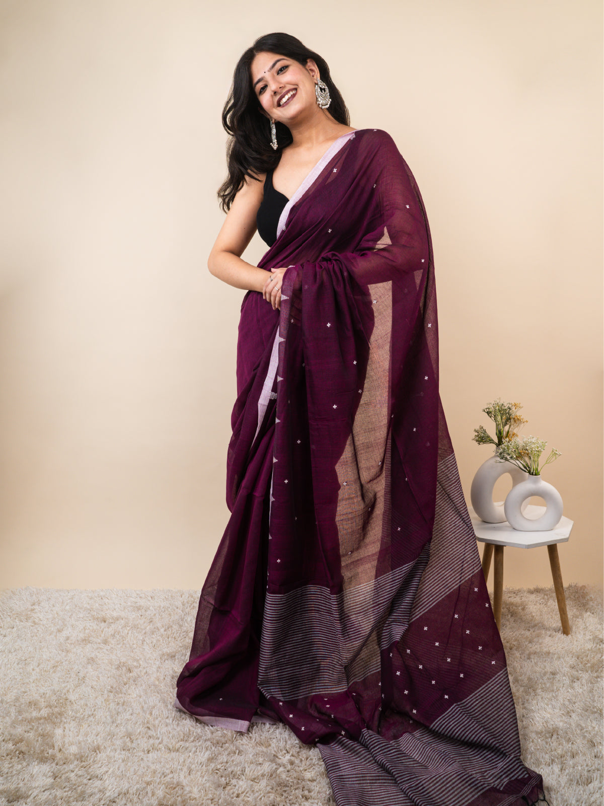 Gehraai Cotton Saree