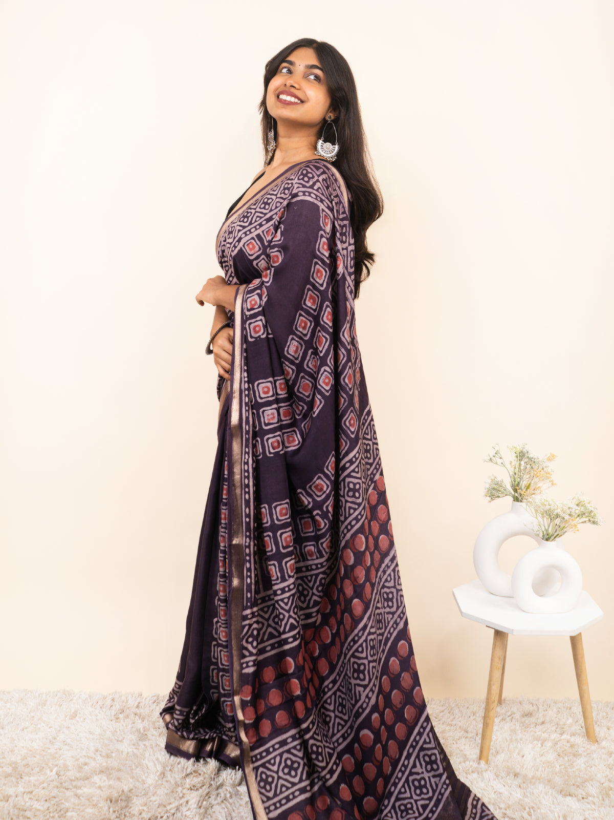 Garden Mist Modal Silk Saree