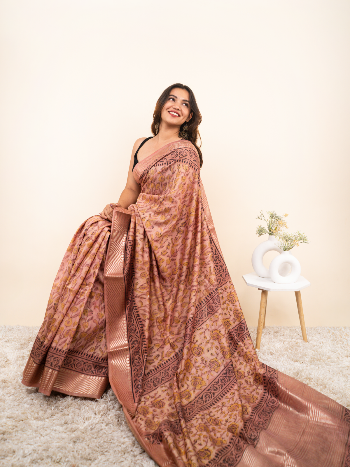 Woven Soul Modal Silk Saree